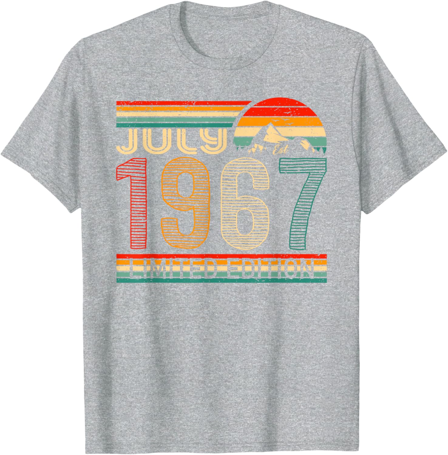 Vintage July 1967 Classic Birthday T-Shirt for Unique Celebrations - 23