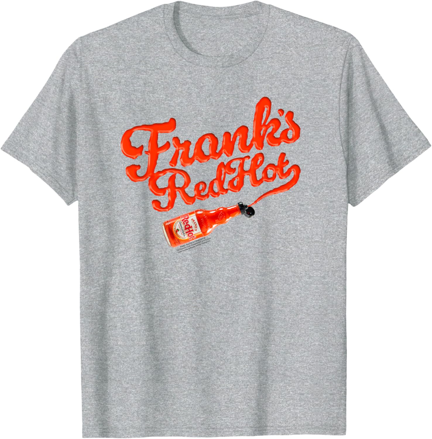 Funny Frank's RedHot Sauce Logo T-Shirt for Spice Lovers and Fans - 4