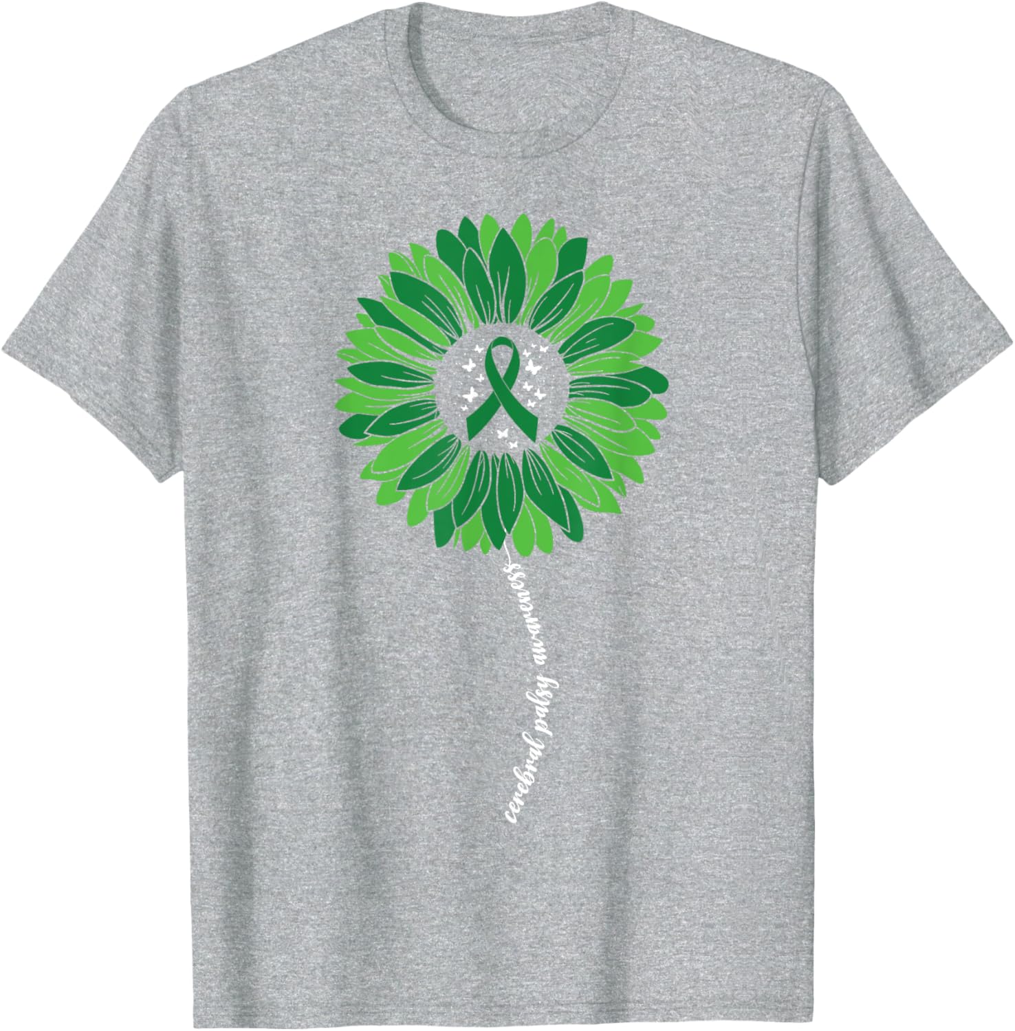 Sunflower Warrior T-Shirt for Women - Cerebral Palsy Awareness Apparel - 10