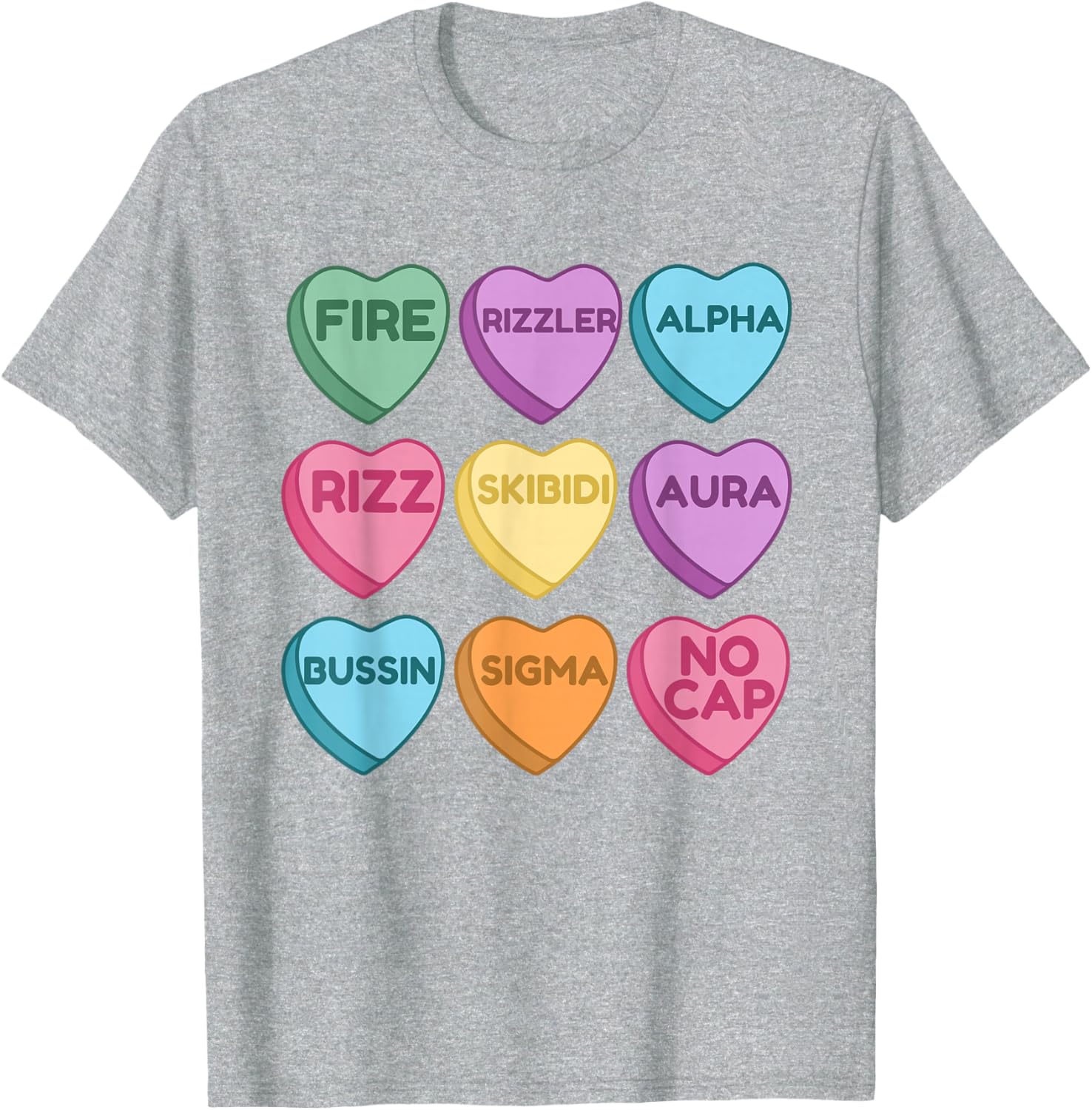 Skibidi Valentine's Day Funny Rizz T-Shirt for Trendy Love Birds - 20