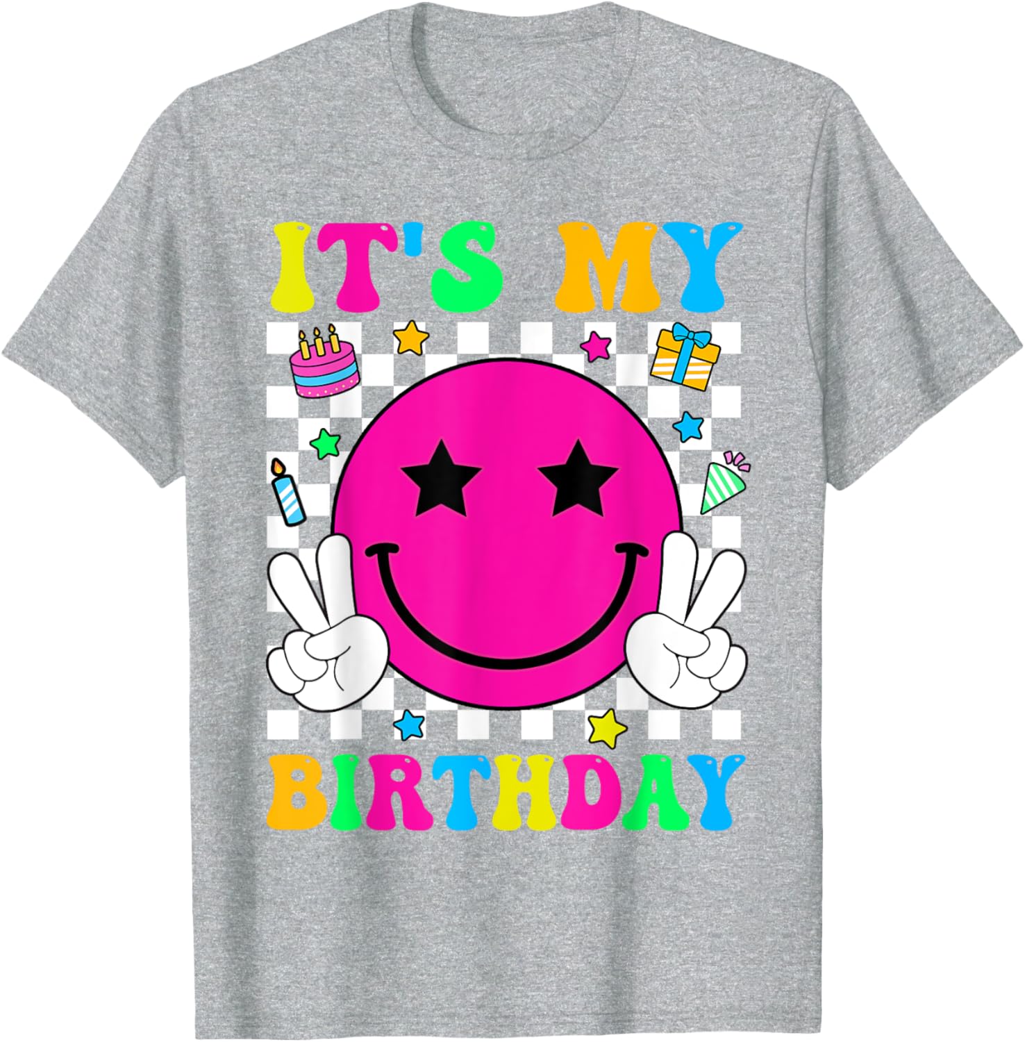 Groovy It's My Birthday T-Shirt for Men, Women, Teens, and Kids - 22