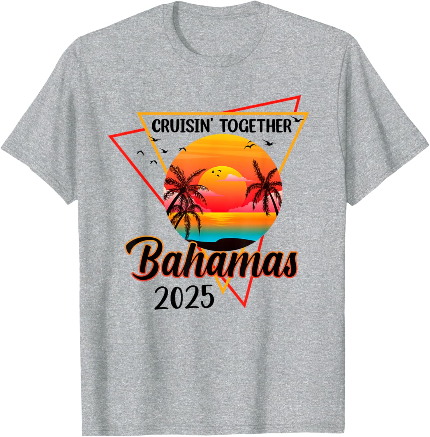 Cruisin Together Bahamas 2025 Family Vacation T-Shirt for Fun Memories - 4