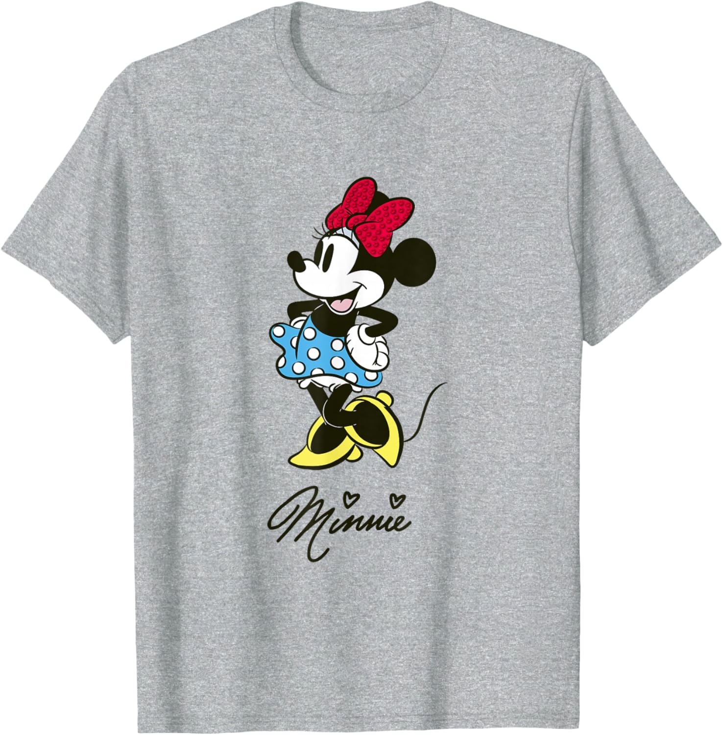 Disney Mickey and Friends Minnie Mouse Happy Expressions T-Shirt for Fans - 5