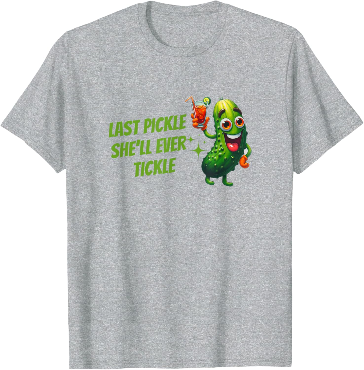 Last Pickle She'll Ever Tickle Bachelorette Party T-Shirt for Fun Celebrations - 3
