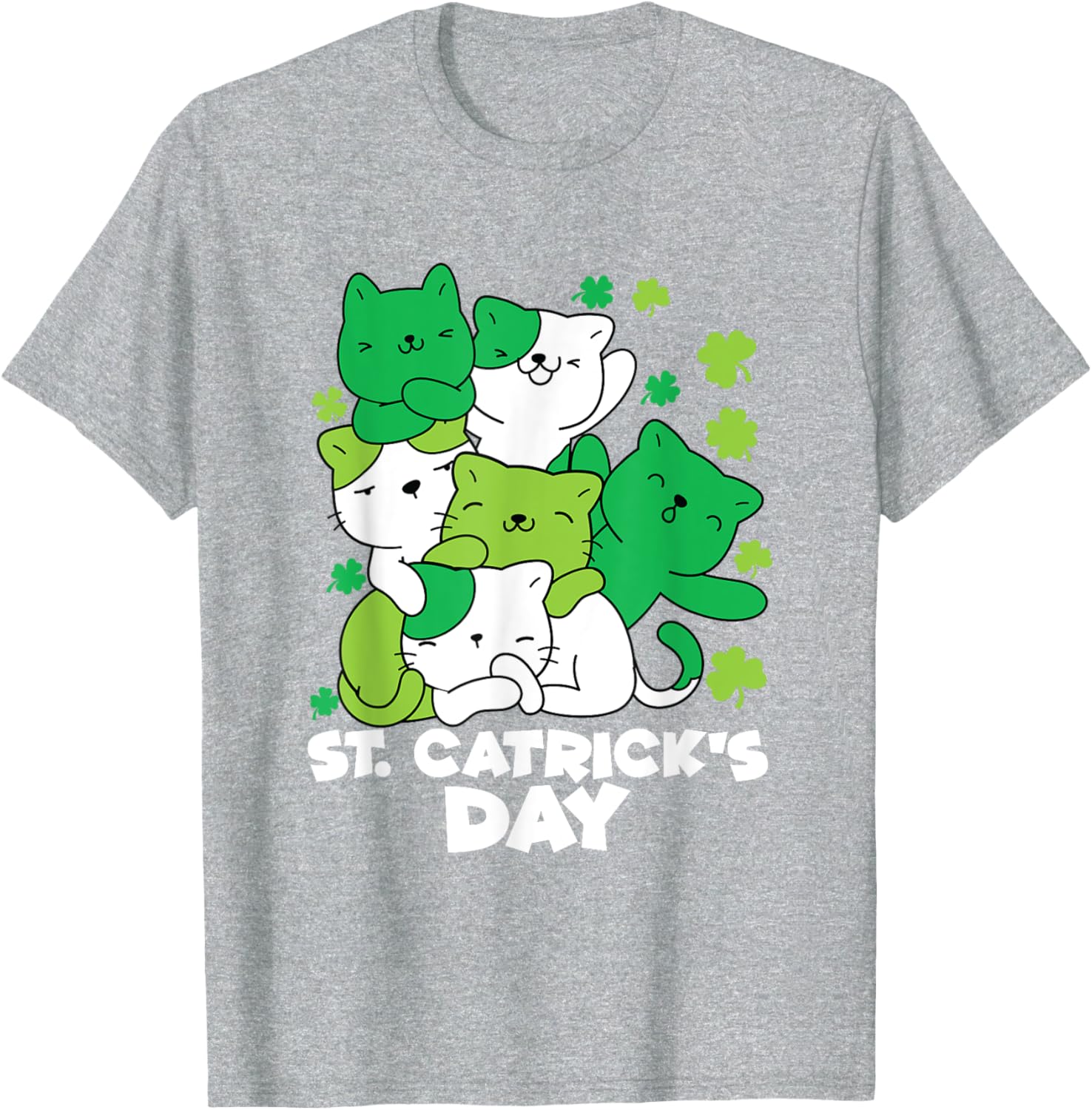 Cute Cat St. Patrick's Day Leprechaun T-Shirt for Festive Fun - 10