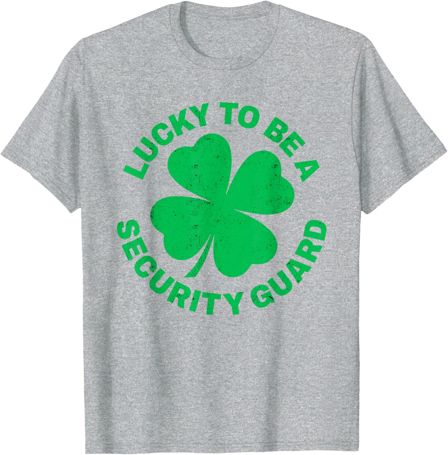 Lucky to Be a Security Guard St Patrick's Day T-Shirt for Irish Celebrations - 10