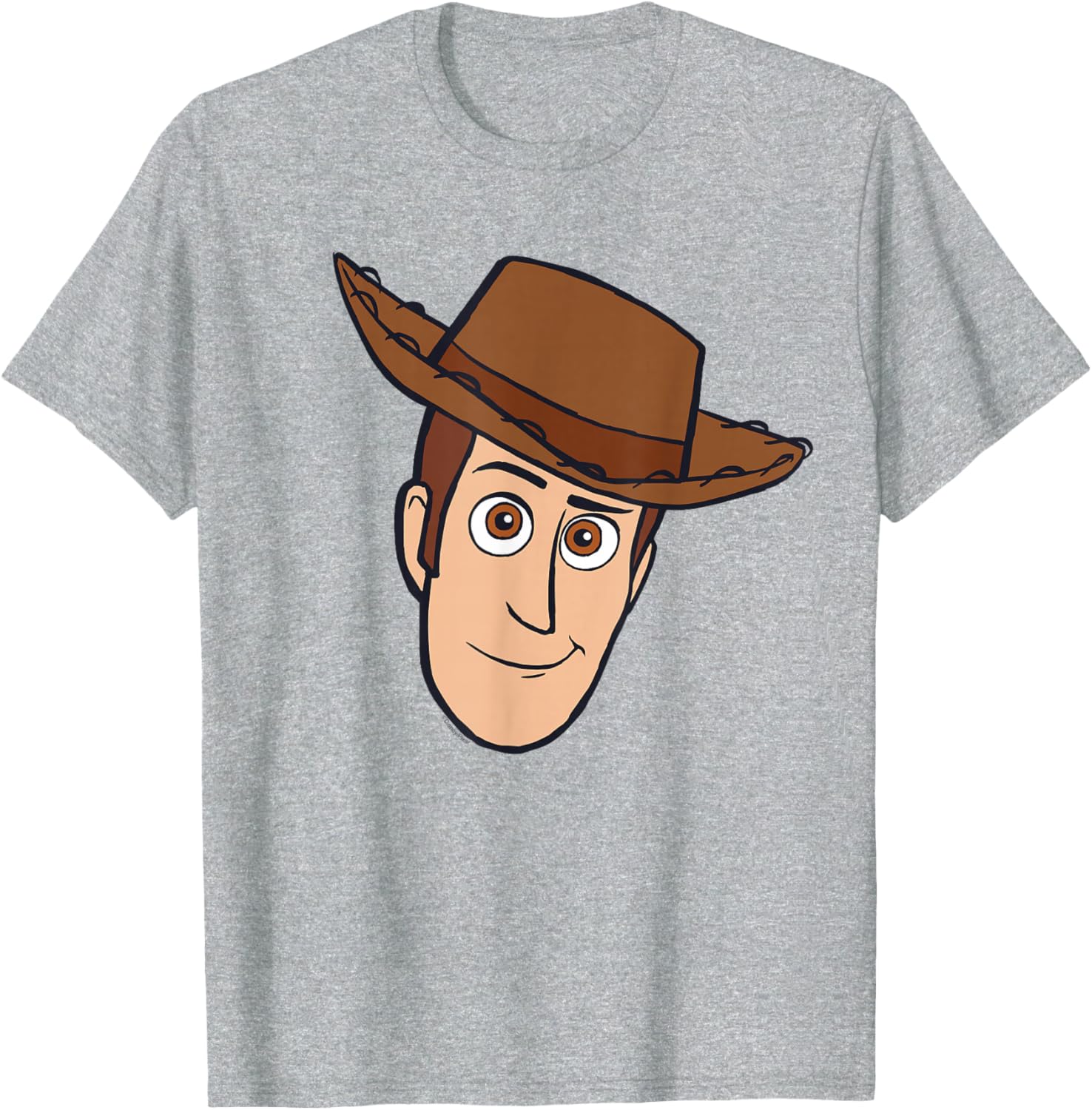 Disney Pixar Toy Story Sheriff Woody Big Face T-Shirt for Kids and Adults - 16