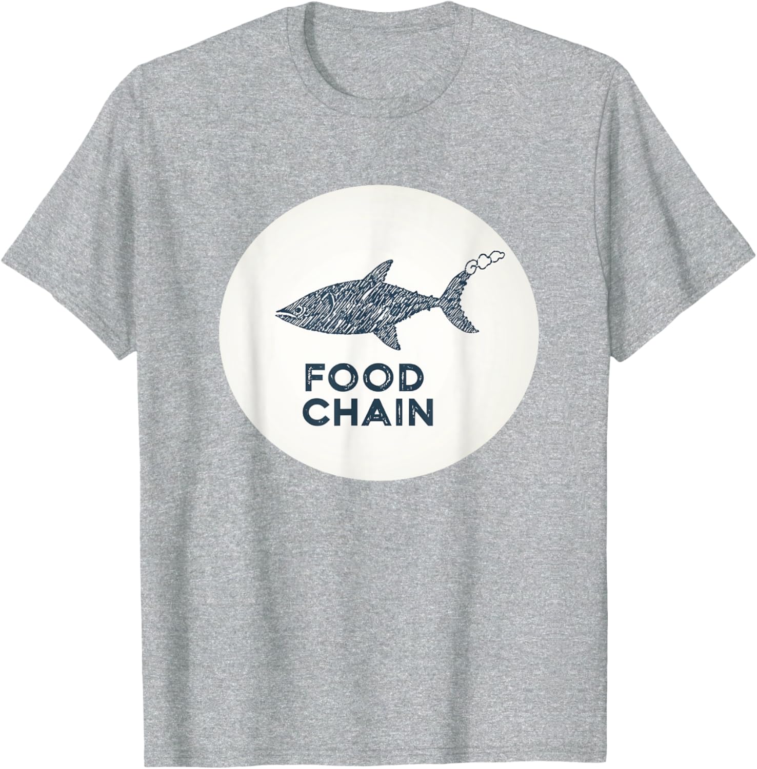 Fun Food Chain T-Shirt with Colorful Fish Costume for Kids - 11