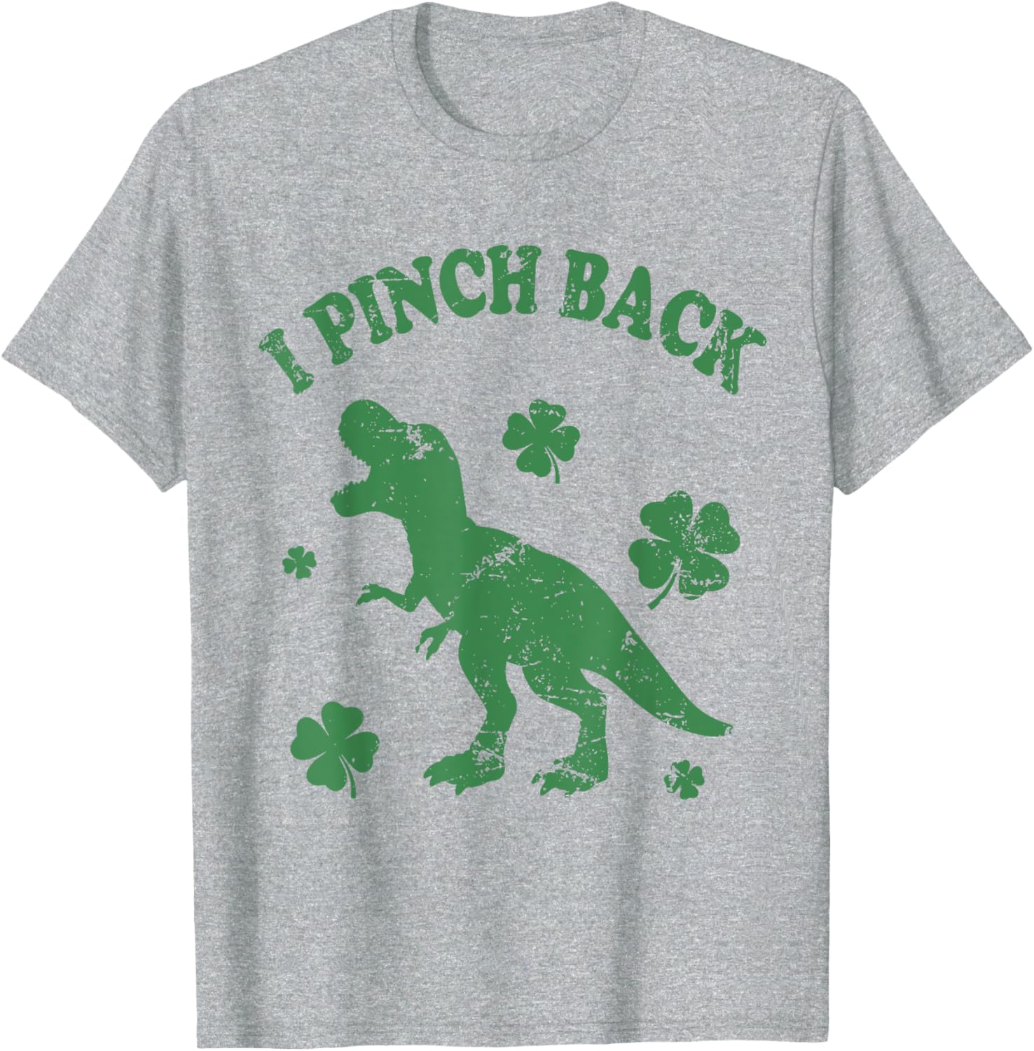 Funny T-Rex Punch Back St Patrick's Day T-Shirt for Fun Celebrations - 5