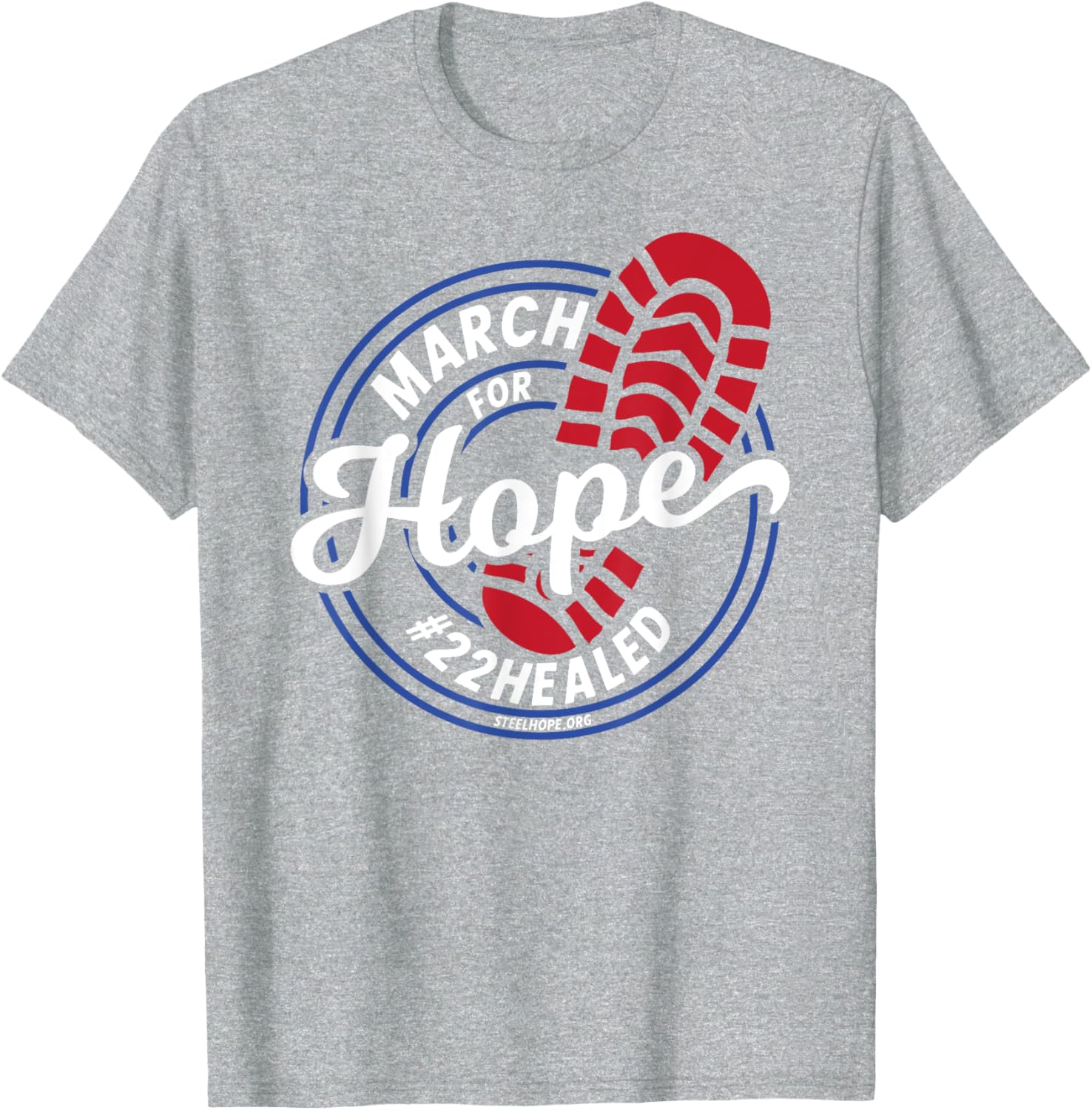 March for Hope Steel Hope T-Shirt - Hopeful Design for Every Occasion - 13