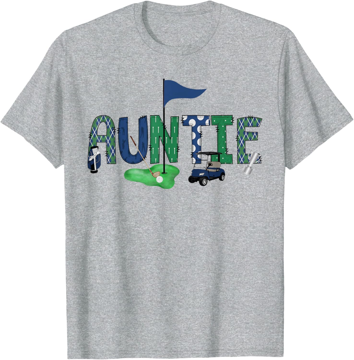 Auntie Of The Birthday Boy Golf T-Shirt for a Fun Celebration - 1