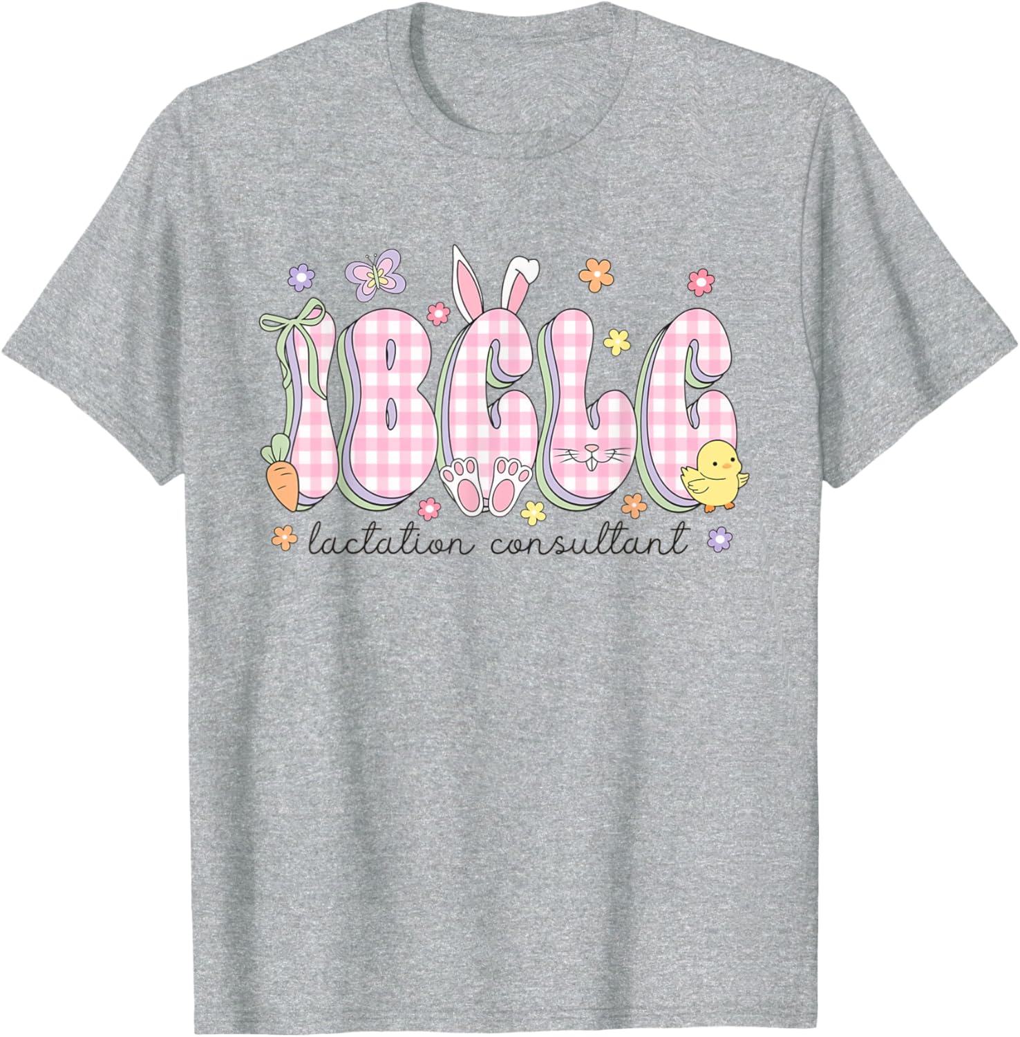 IBCLC Lactation Consultant Easter T-Shirt for Breastfeeding Education - 7