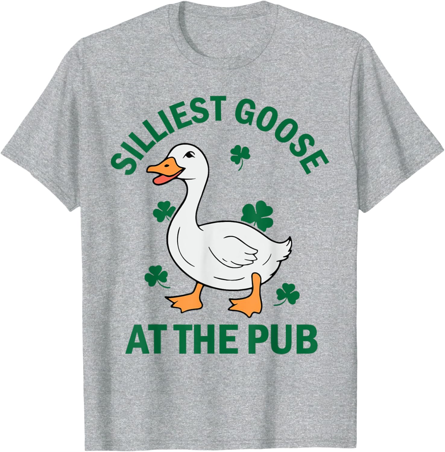 Groovy Silliest Goose St Patricks Day T-Shirt for Men and Women - 7