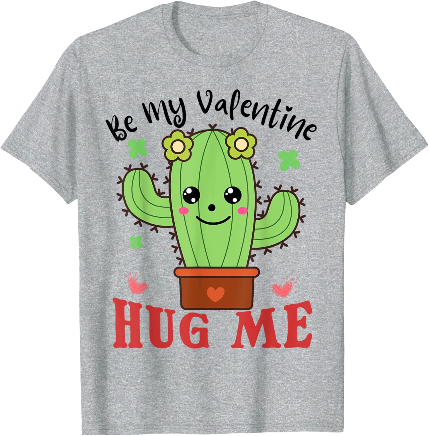 Funny Cactus Valentine's Day T-Shirt for Loving Couples - 12