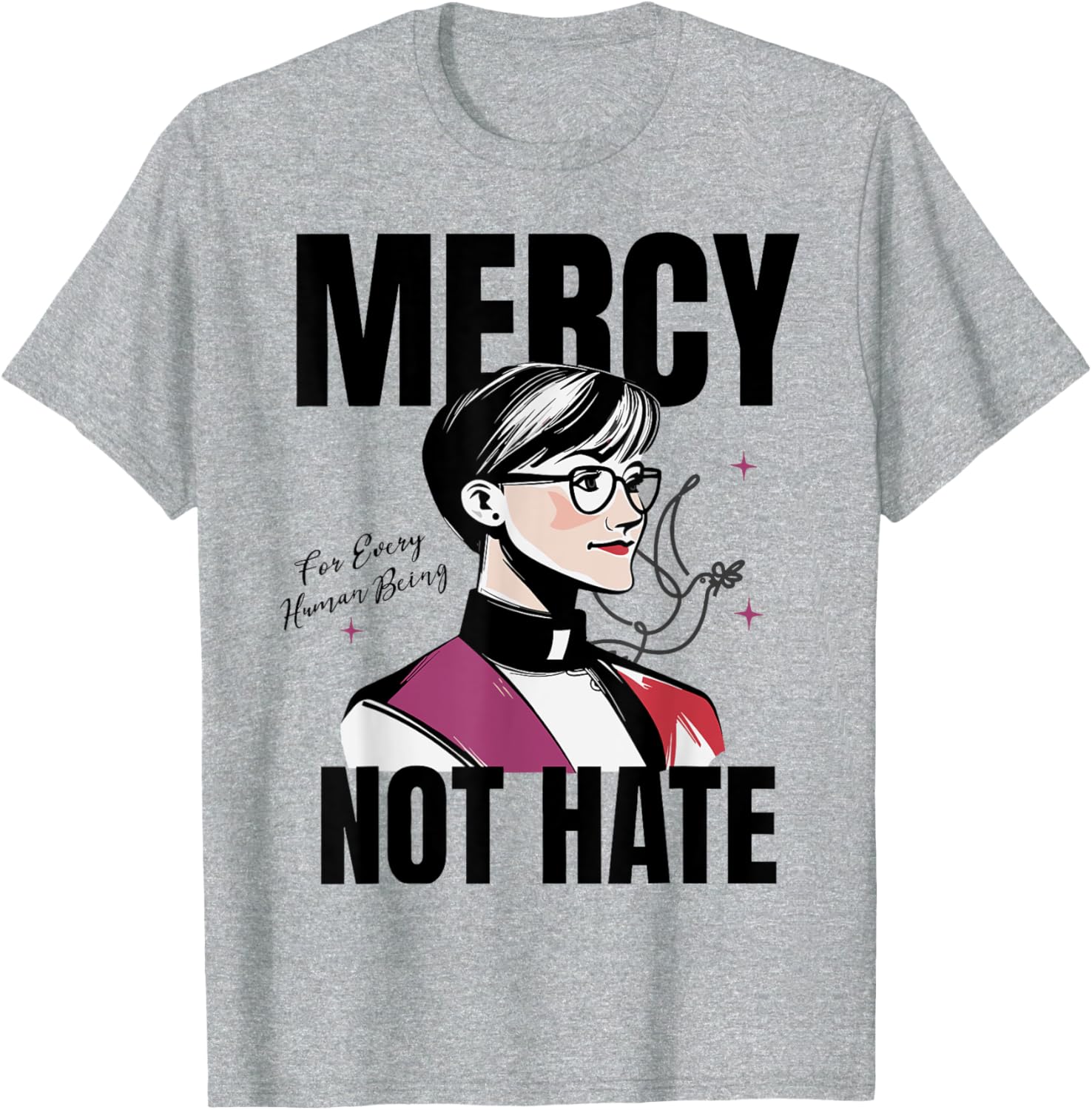 Matching Family T-Shirt Have Mercy Not Hate Supportive Men's & Women's Wear - 6
