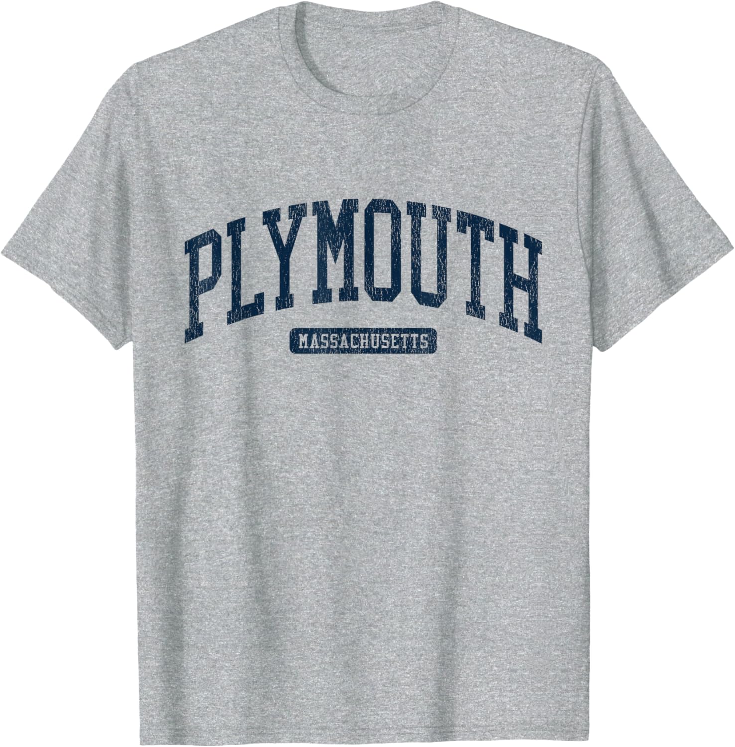 Plymouth MA College Blue T-Shirt for Stylish Campus Vibes - 8