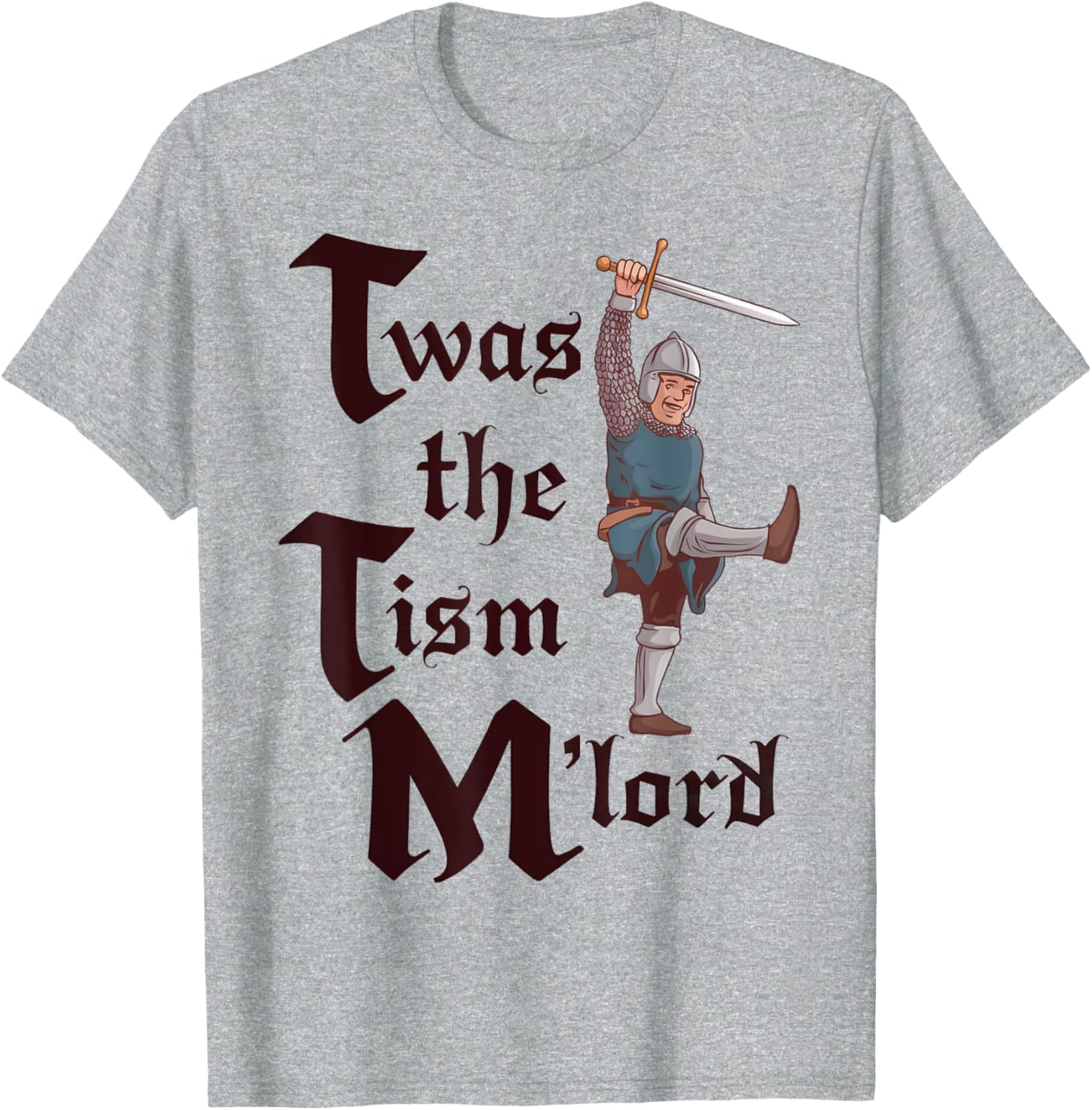 Funny Autism Awareness T-Shirt Twas The Tism M Lord for Supportive Style - 6