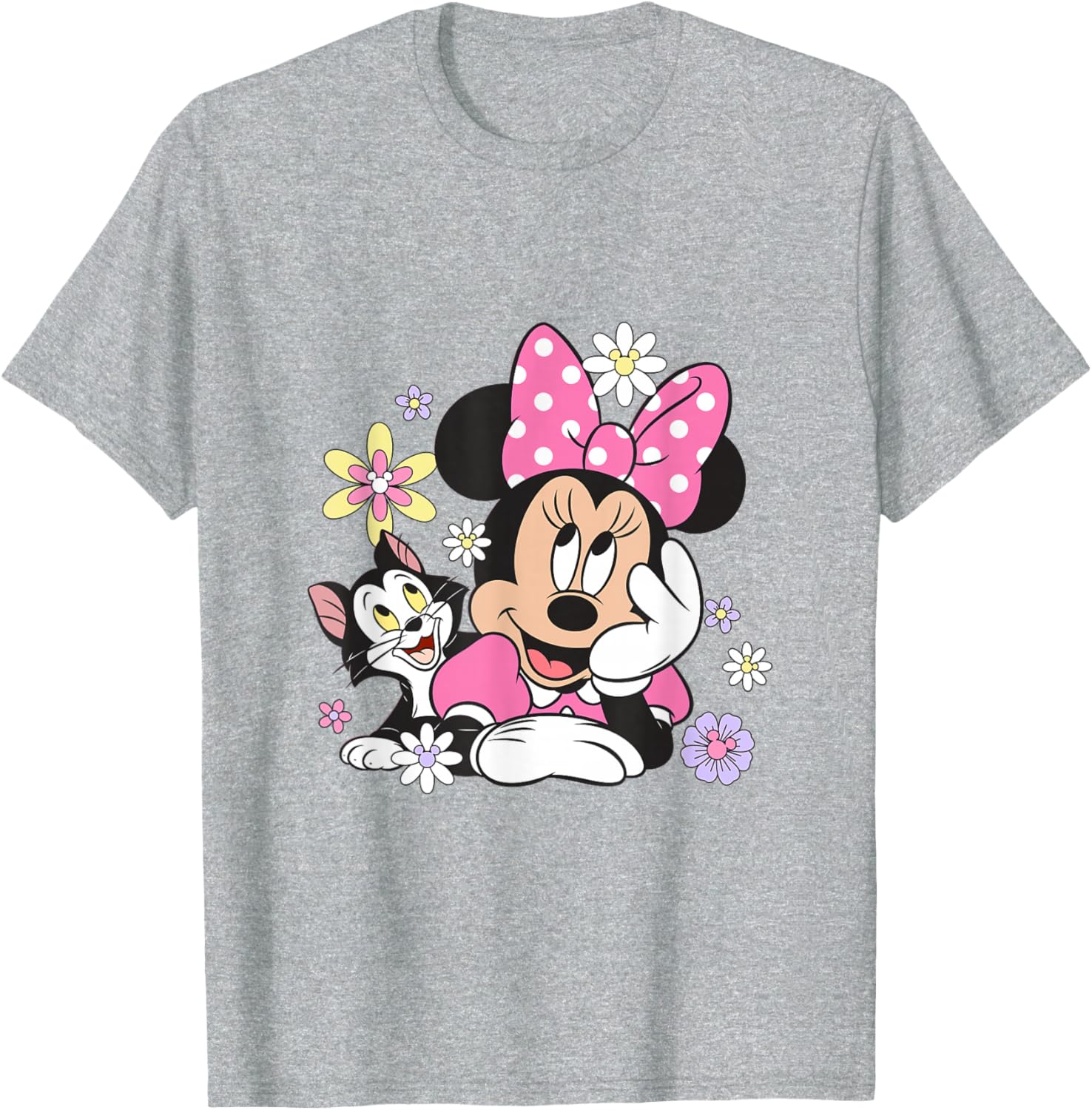 Minnie Mouse Figaro Floral T-Shirt for Disney Fans and Fashion Lovers - 4