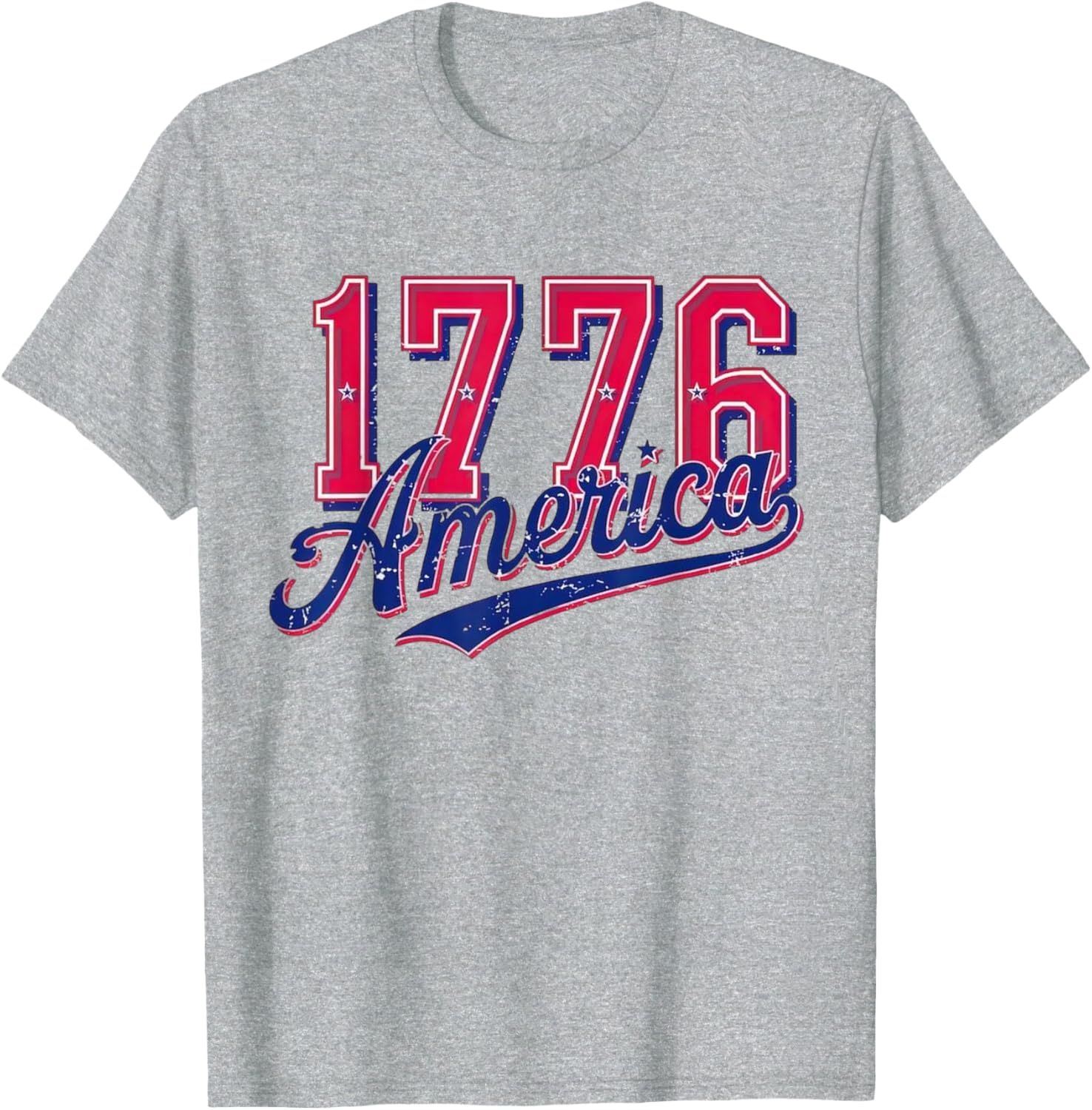 USA Patriotic American Flag 4th of July T-Shirt Celebrating 1776 - 4