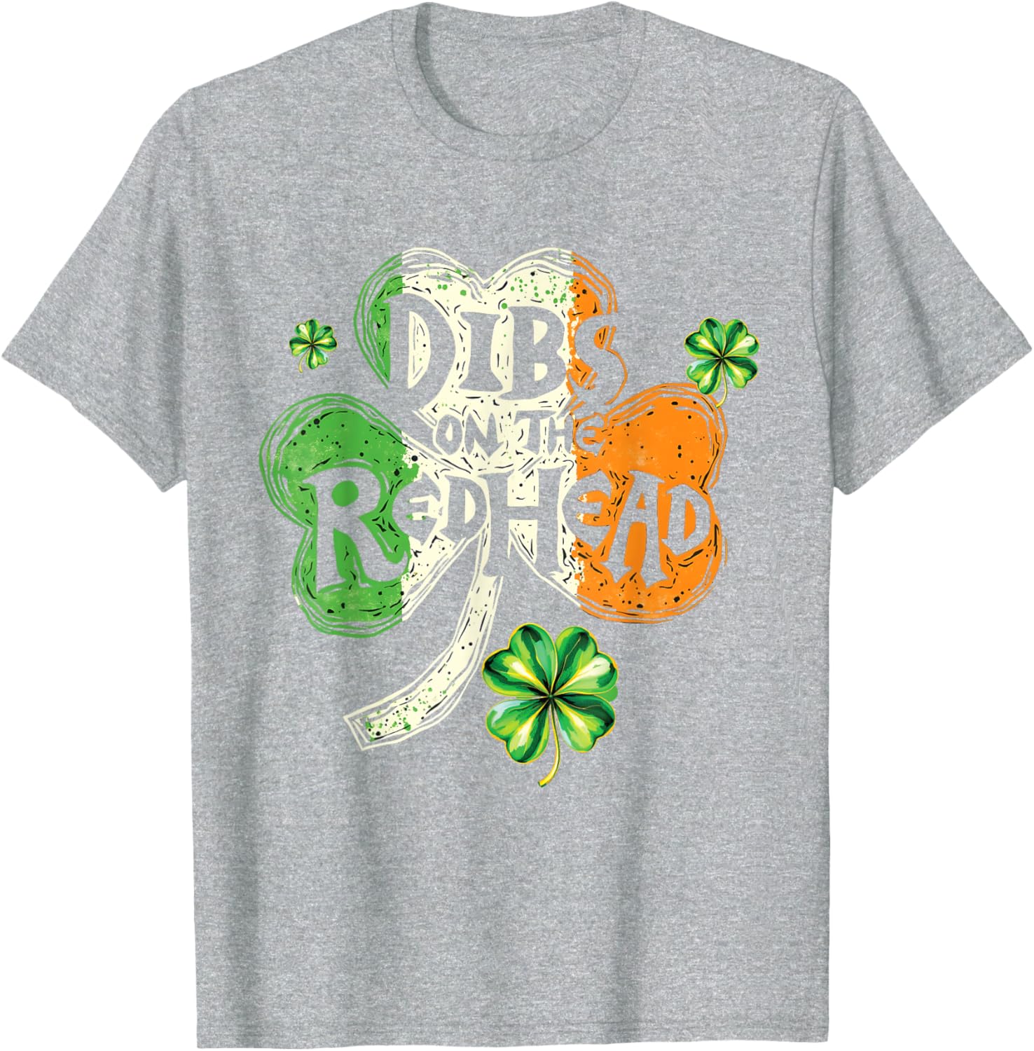 Dibs on the Redhead St Patrick's Day Shamrock T-Shirt for Women - 28