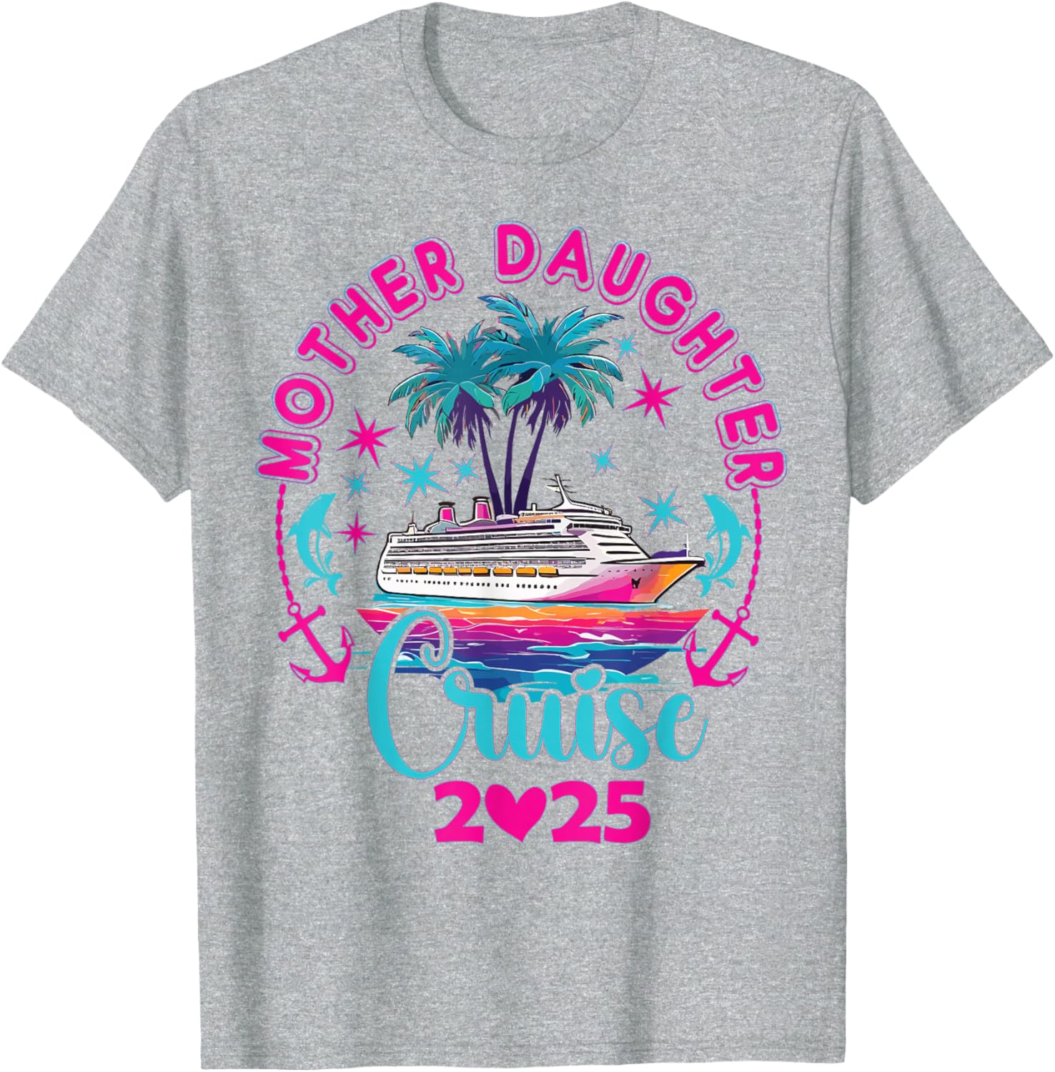 Mother Daughter Cruise Matching T-Shirt 2025 Family Style Adventure - 10