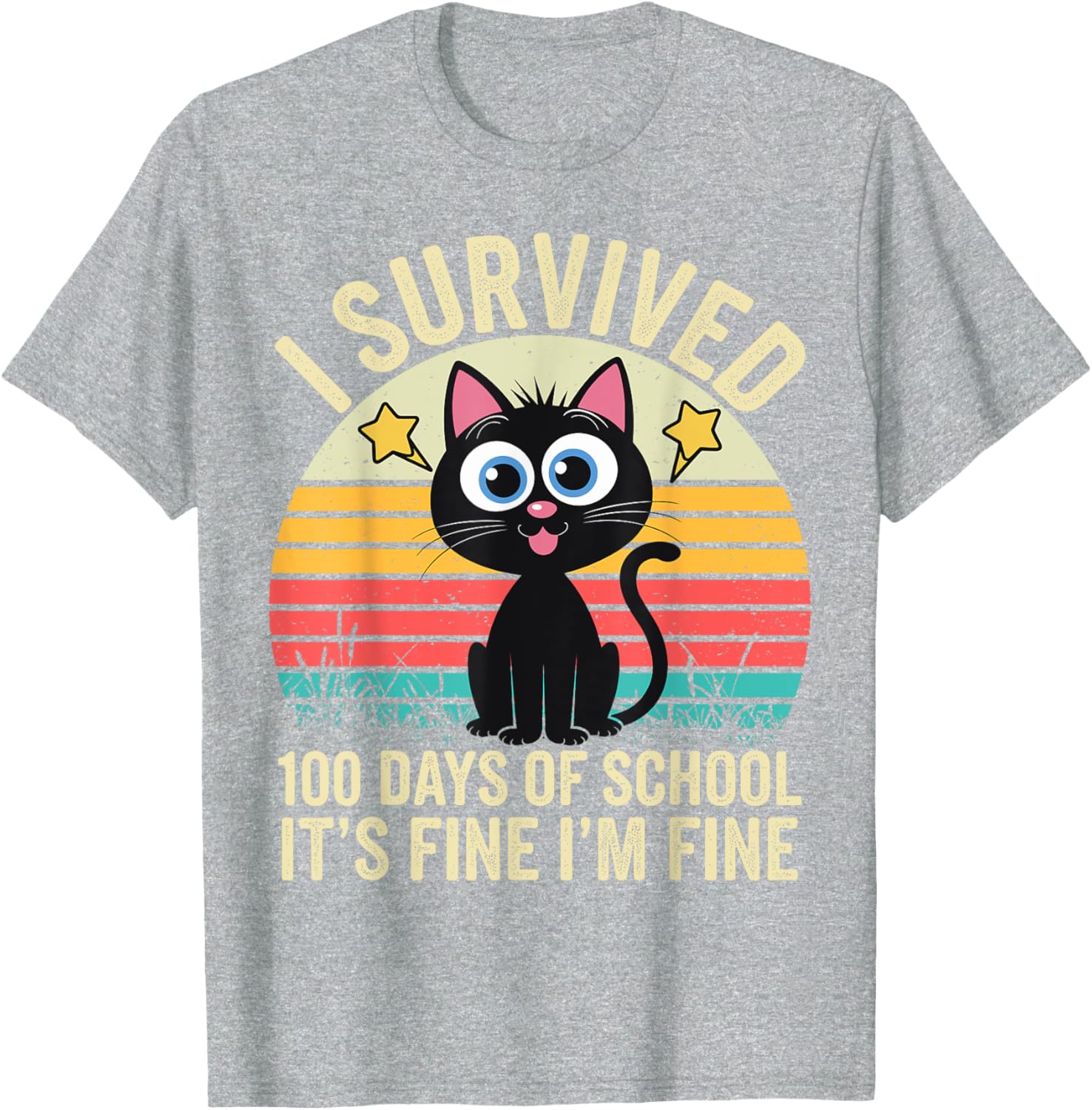 I Survived 100 Days of School T-Shirt for Kids - Fun and Stylish! - 23