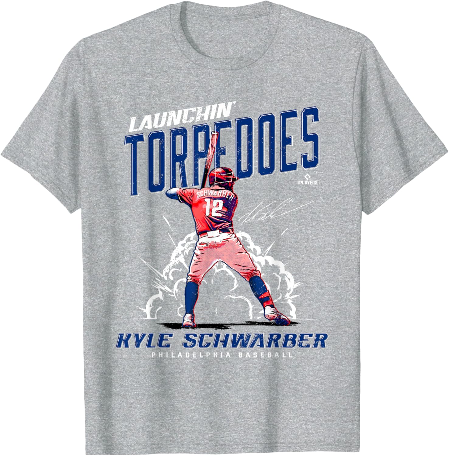 Kyle Schwarber Launchin' Torpedoes Philadelphia Baseball T-Shirt for Fans - 2