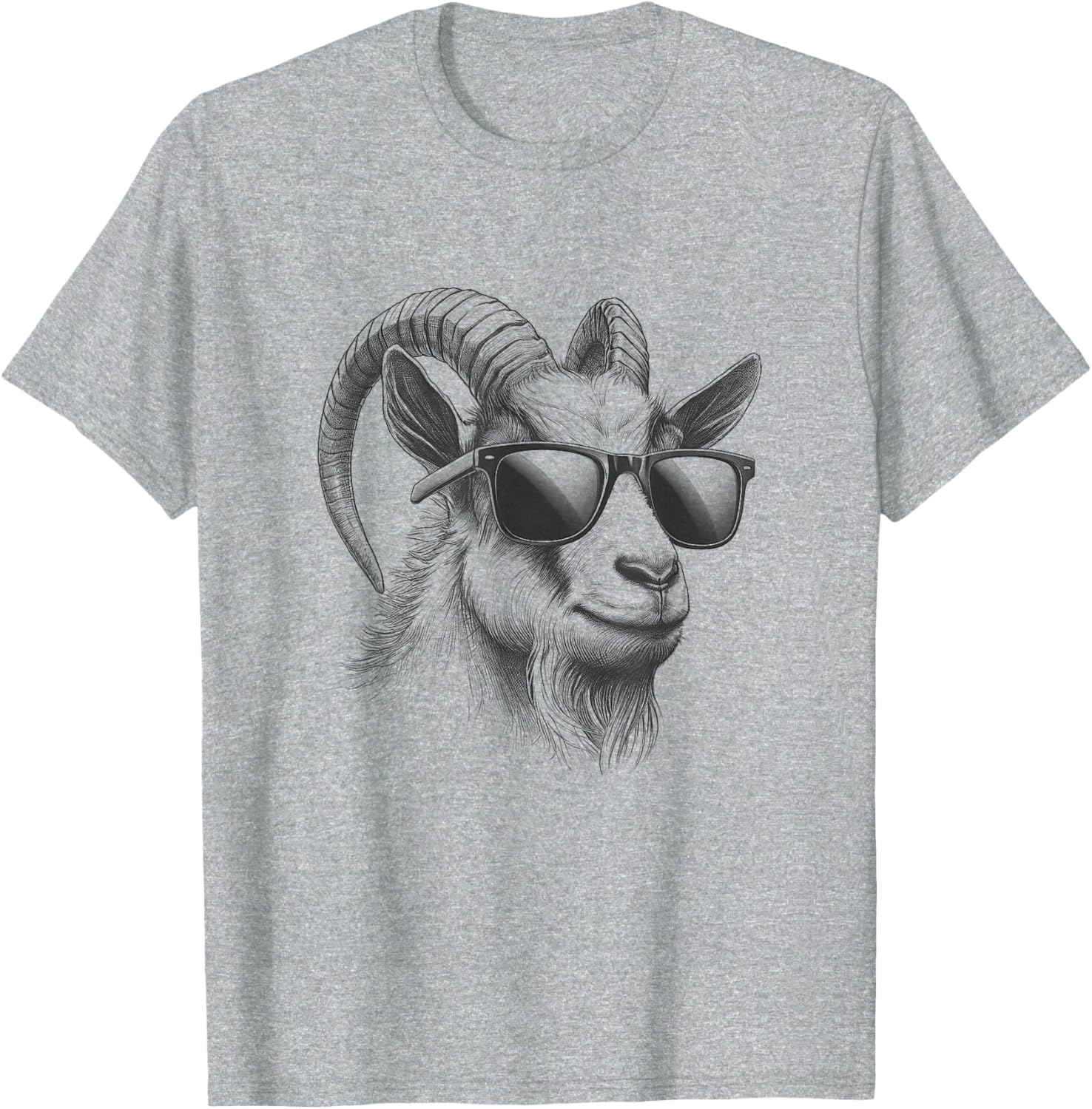 Cool Goat Sunglasses T-Shirt for Adults and Kids - Fun Casual Wear - 12