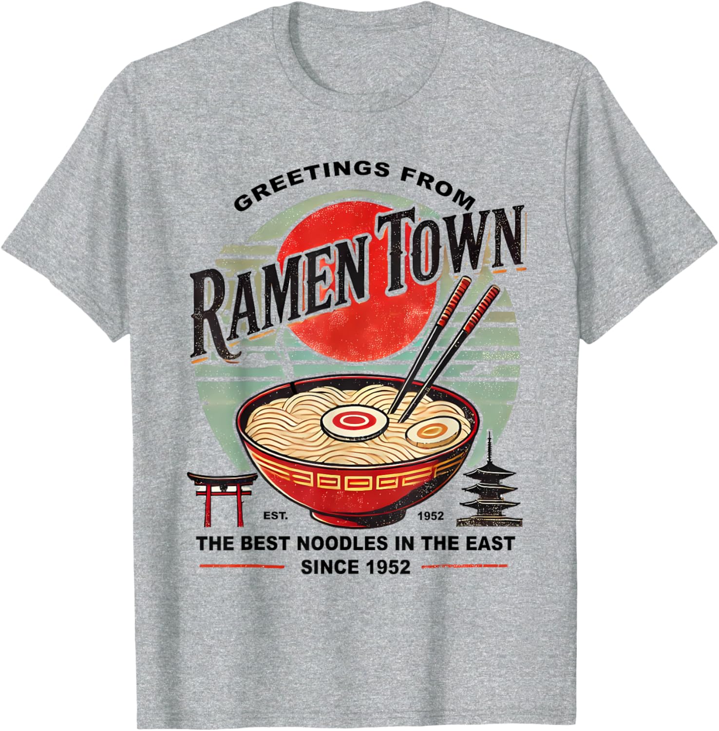 Vintage Japanese Ramen T-Shirt for Food Lovers and Fashion Enthusiasts - 7