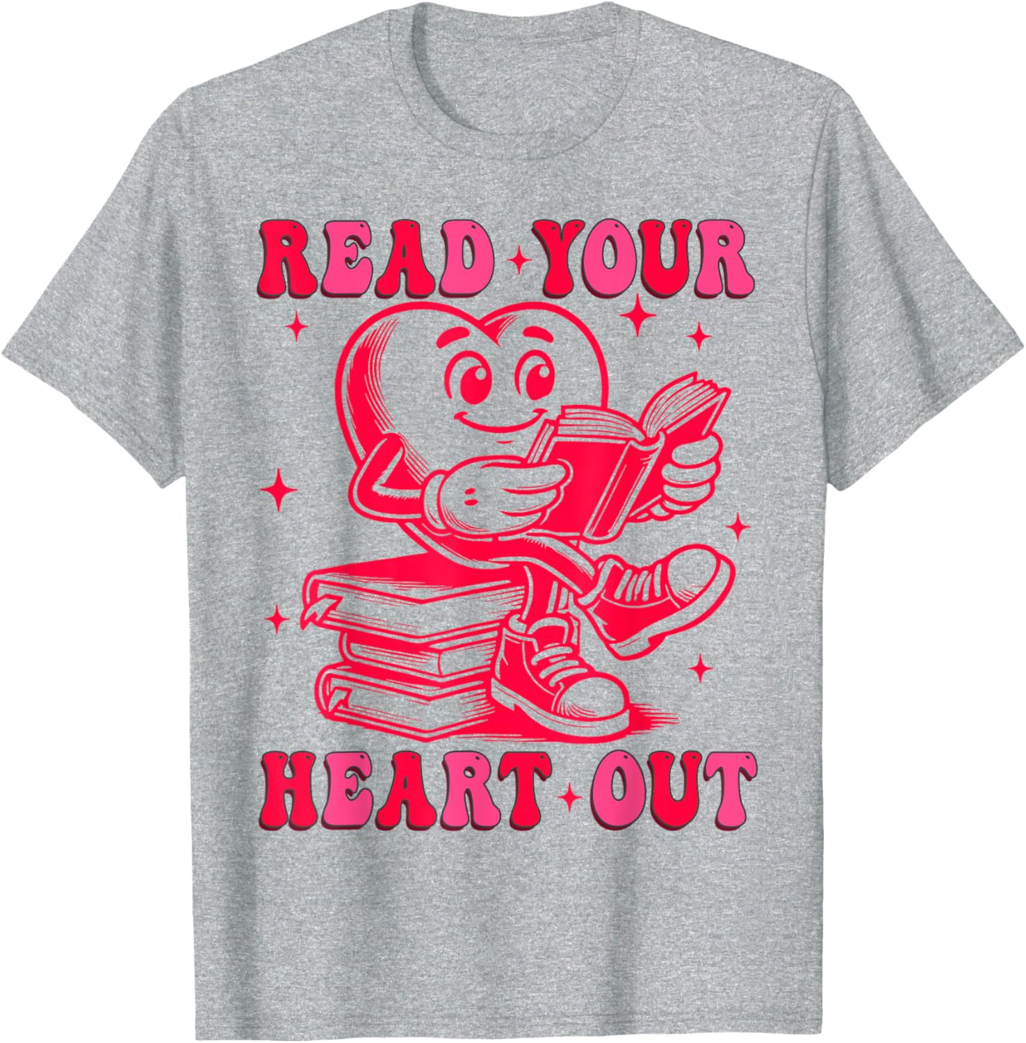 Read Your Heart Out Valentine's Day T-Shirt for Book Lovers - 10