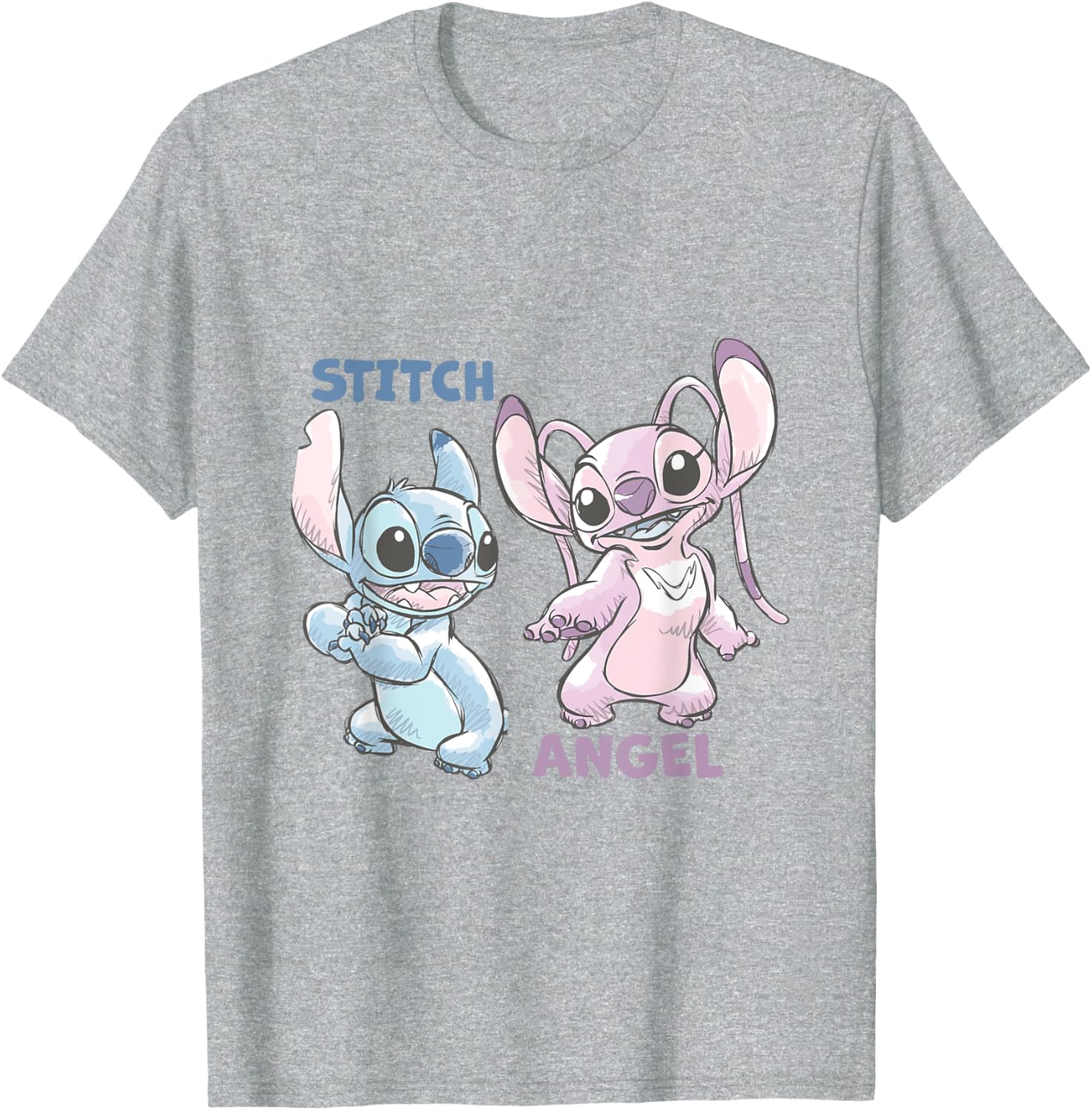 Disney Lilo and Stitch Moments T-Shirt featuring Angel and Stitch Design - 8