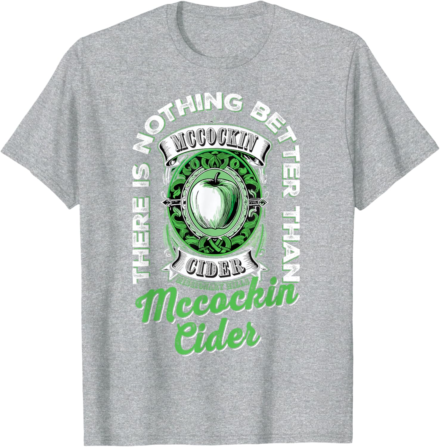 Mccockin Cider Missionary Hills T-Shirt for Fun and Casual Wear - 1