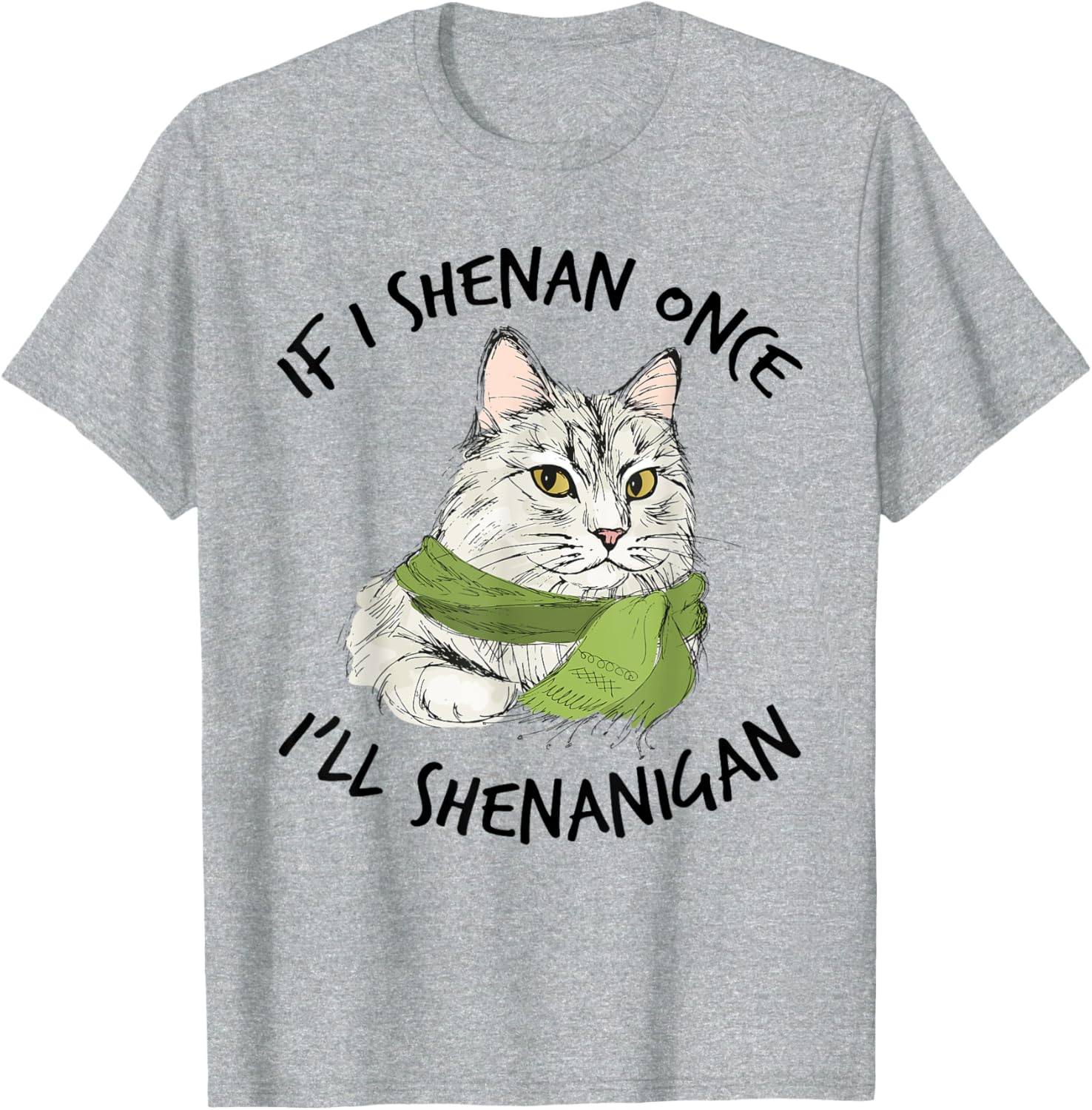 Funny Shenanigan Cat T-Shirt Perfect for Cat Lovers and Laughs - 3