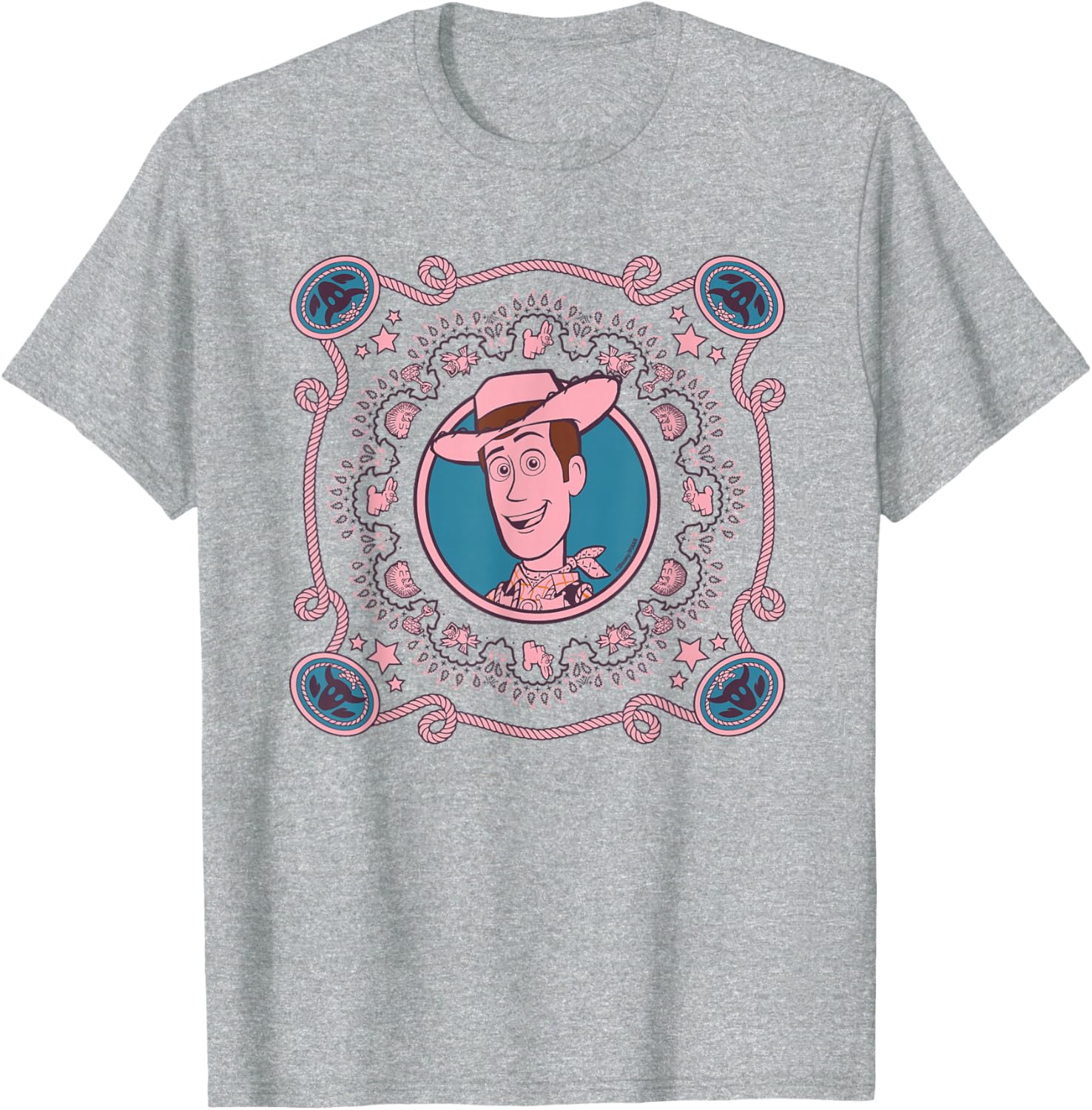 Disney Pixar Toy Story Sheriff Woody Western T-Shirt for Fans - 3