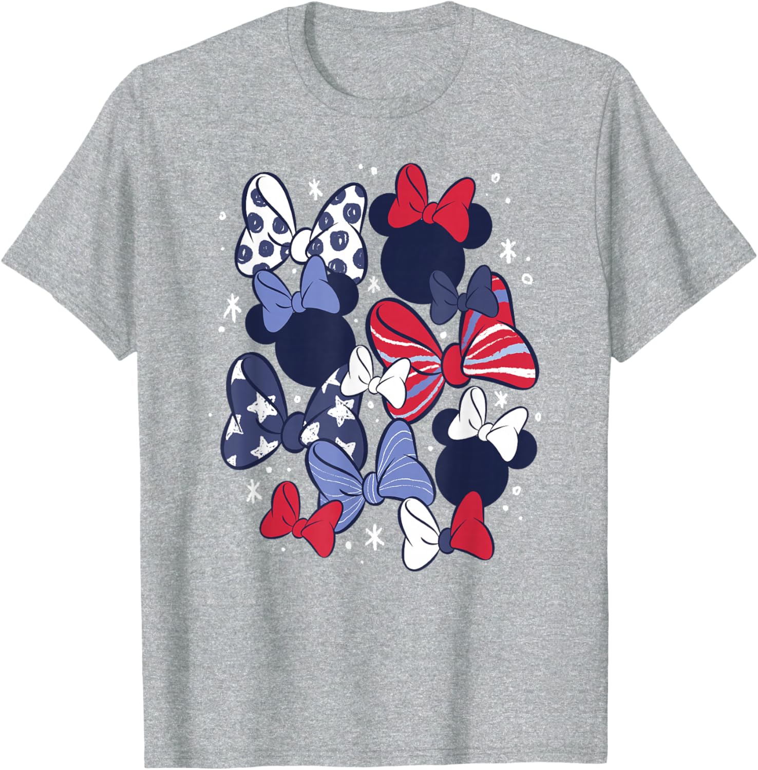 Disney Minnie Mouse 4th of July Retro Bow T-Shirt for Kids and Adults - 6