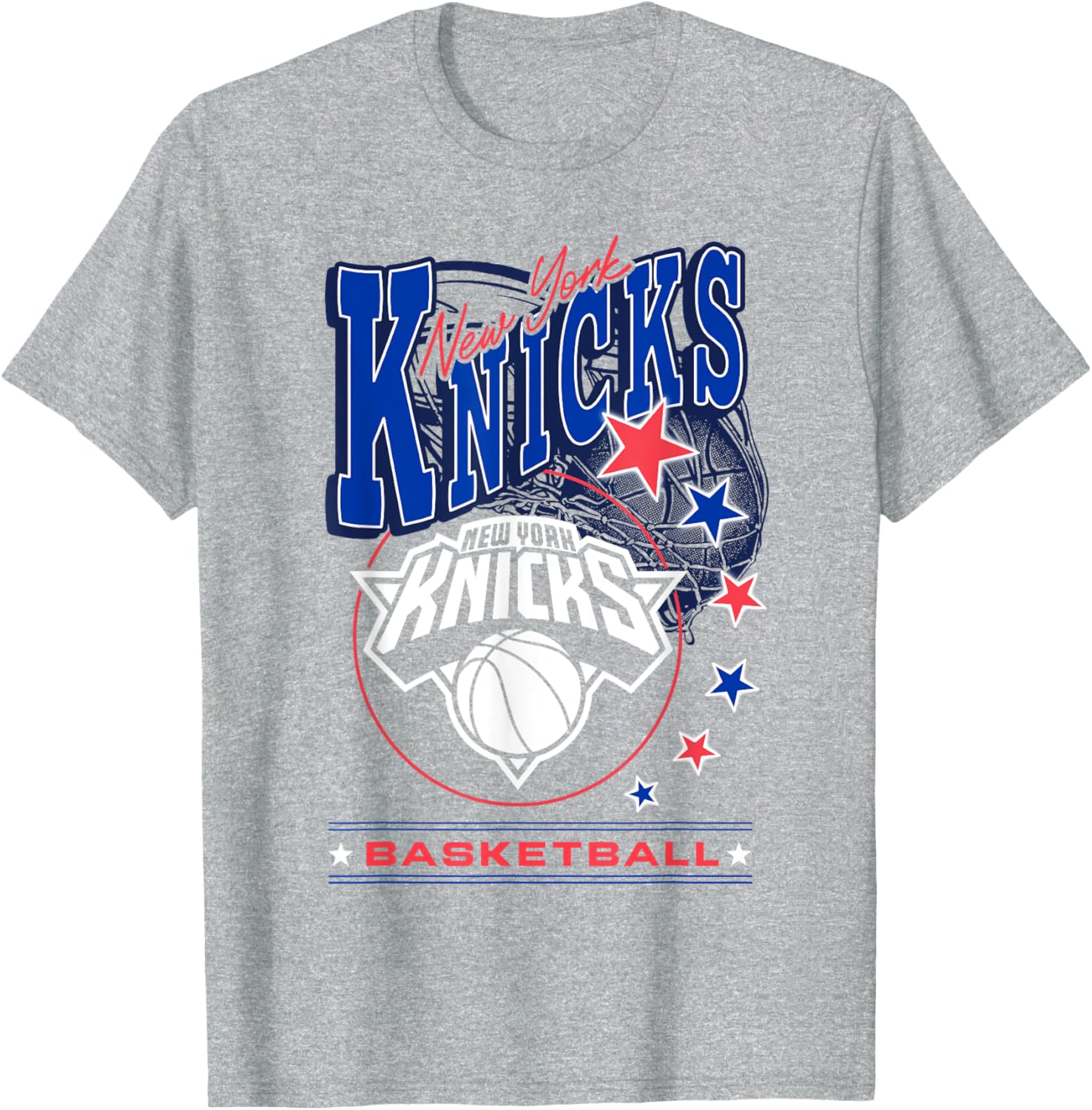 NBA New York Knicks Americana Stars T-Shirt for 4th of July Celebrations - 4