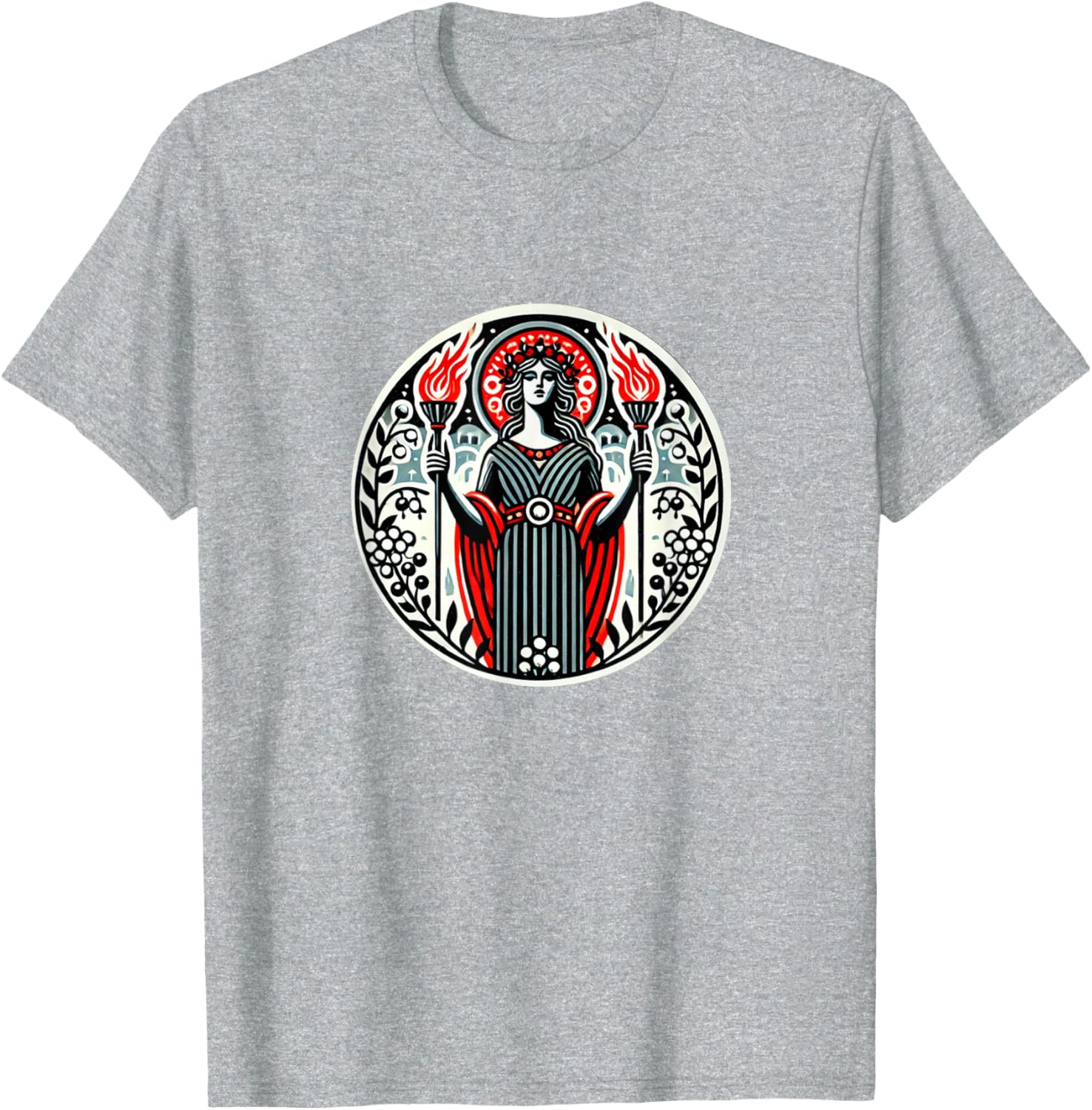 Hecate Goddess Illustration Crone T-Shirt for Unique Style Lovers - 18
