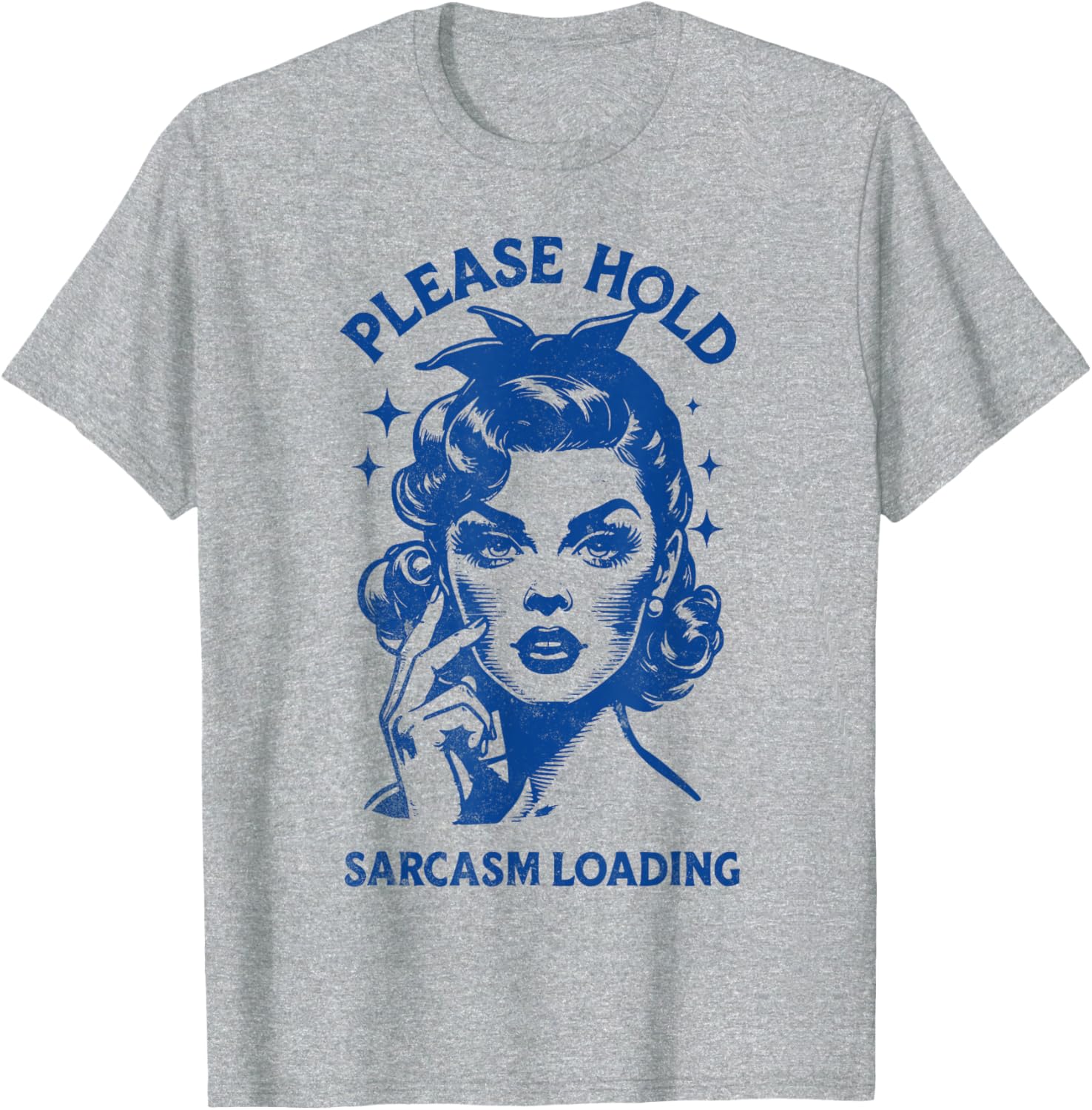 Retro Sarcasm Loading T-Shirt for Existential Dread Lovers - 9