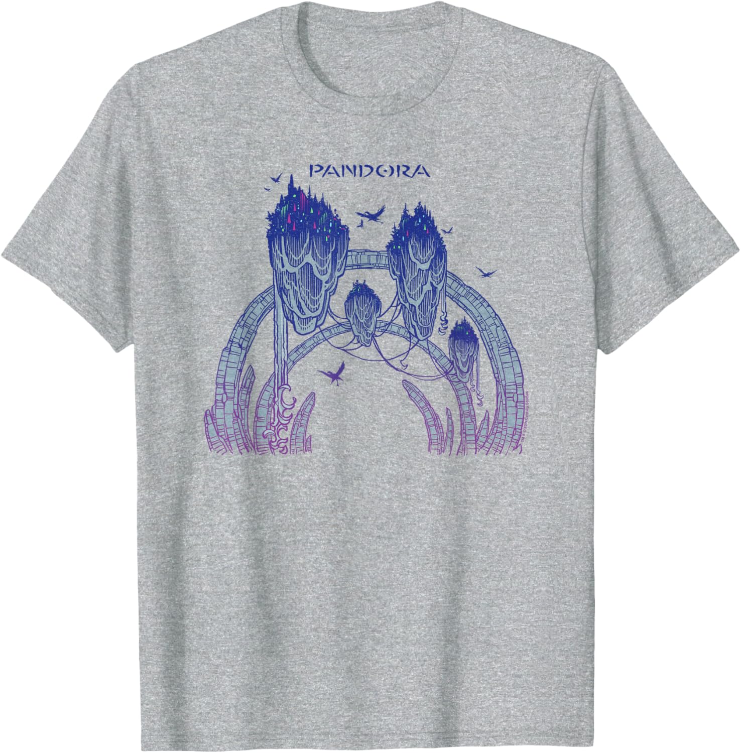 Vintage Avatar Hallelujah Mountains Landscape T-Shirt for Nature Lovers - 4