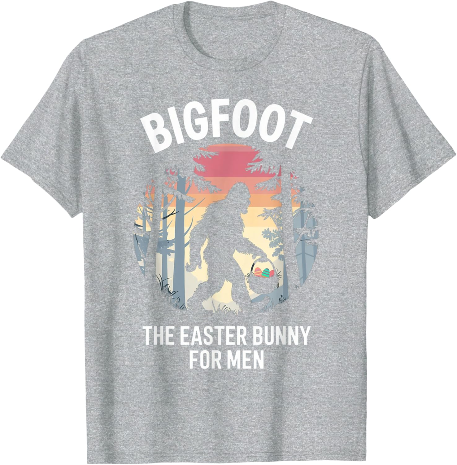 Funny Bigfoot Easter Bunny T-Shirt for Unique Holiday Style - 27