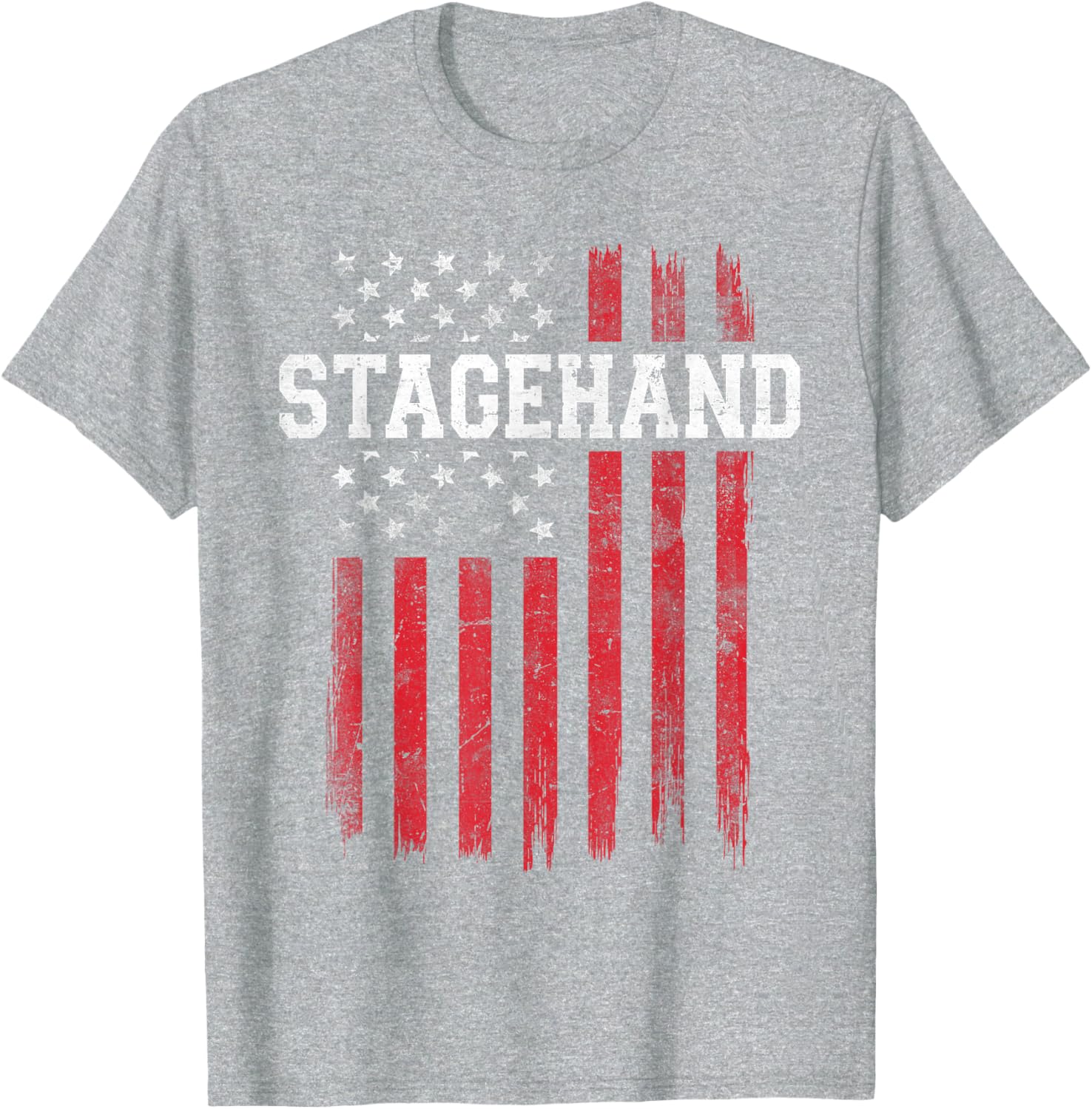 Stagehand Proud American Flag T-Shirt for Patriotic Stage Crew - 4