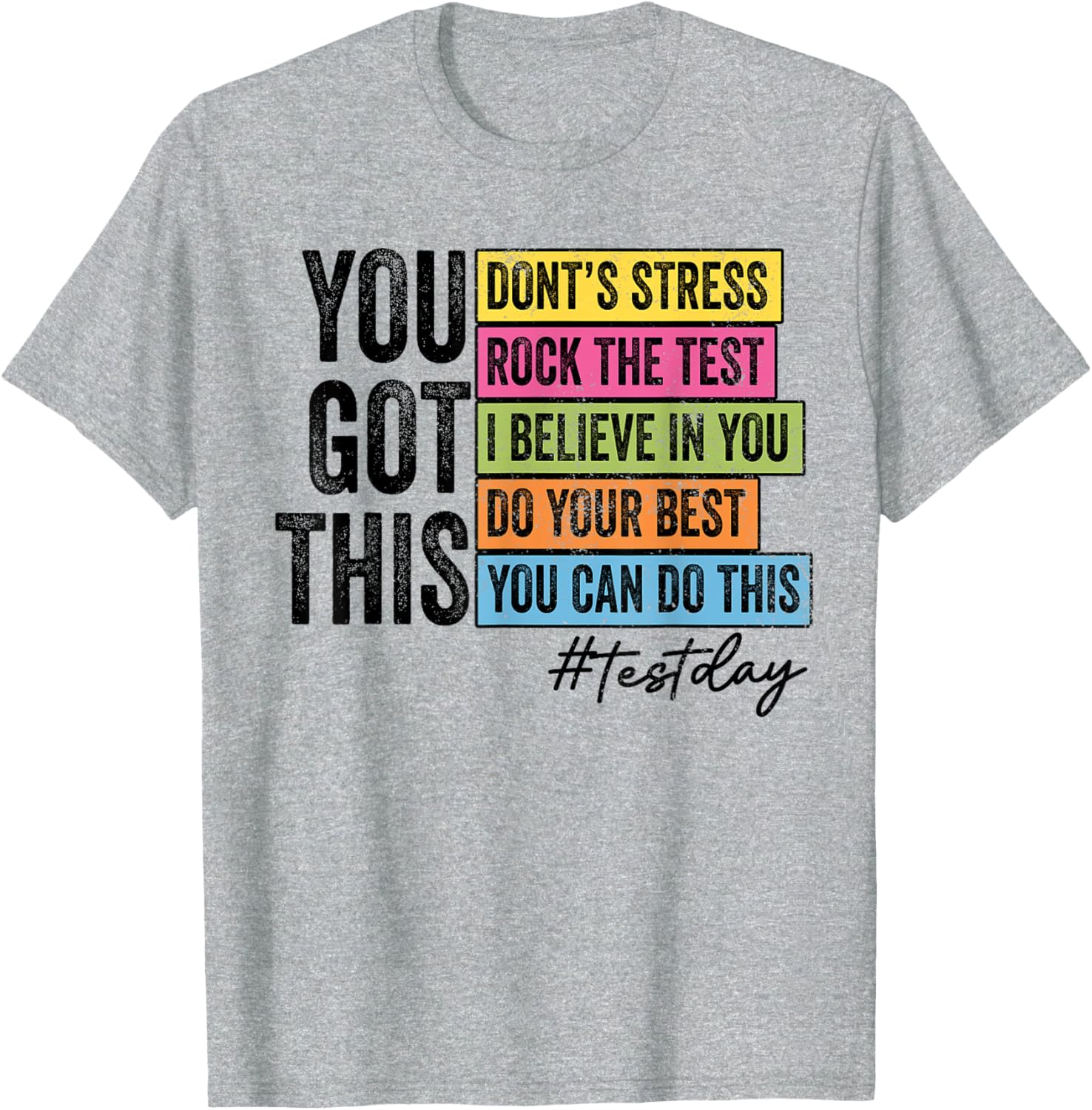 Retro You Got This Shirt Perfect for Exam Day Motivation and Style - 20
