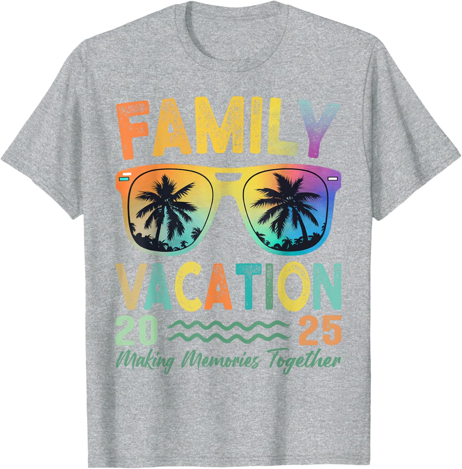 Family Vacation 2025 Memories Family Reunion T-Shirt for All Ages - 22