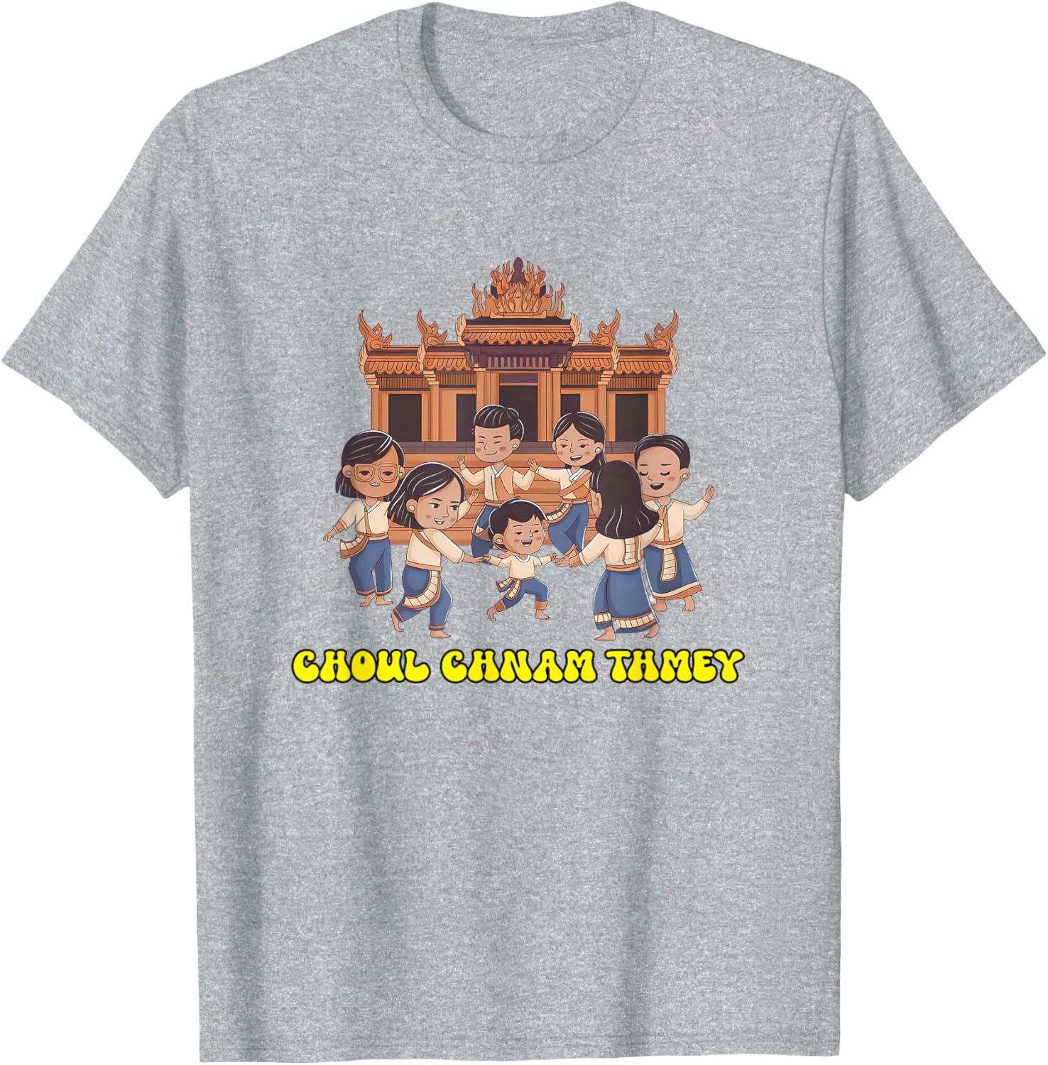 Happy Khmer New Year T-Shirt Choul Chnam Thmey for Cambodia Celebrations - 6