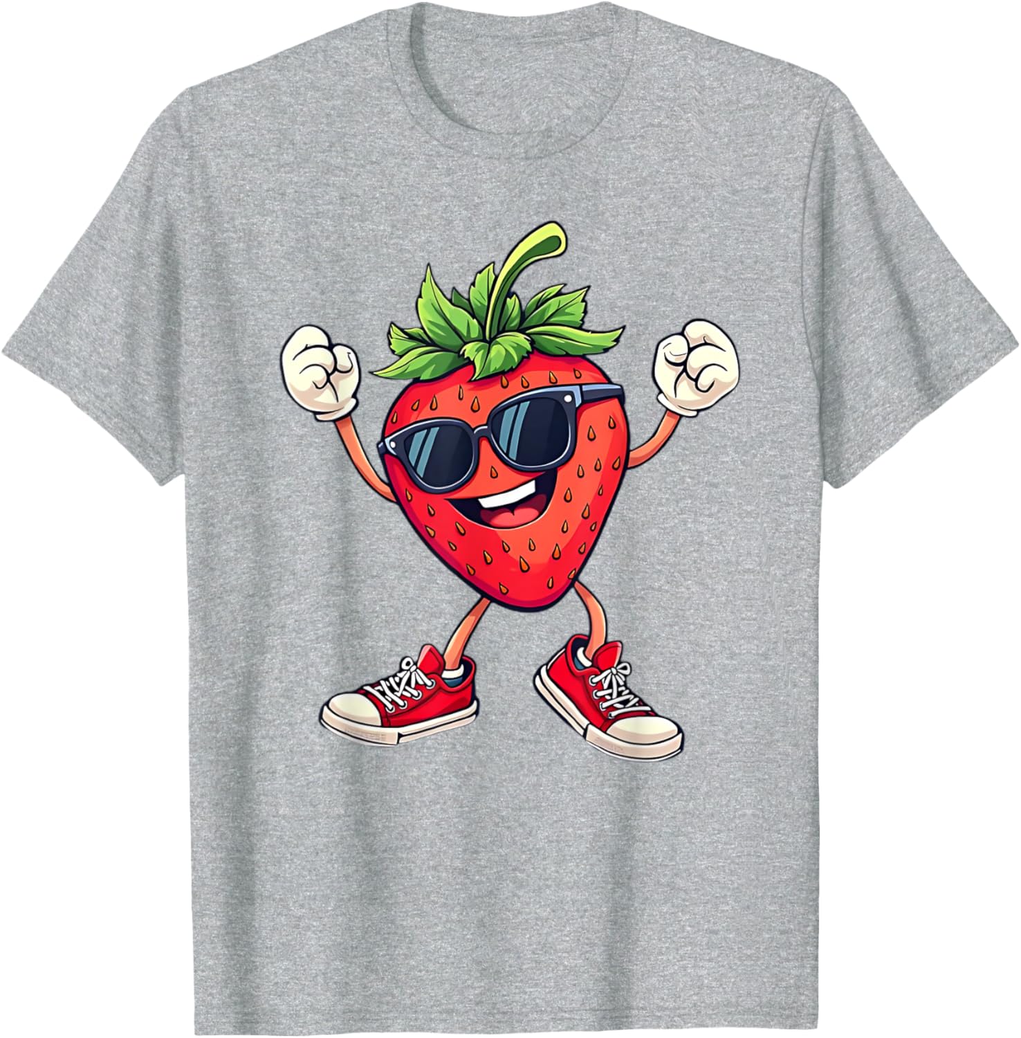Fun Partying Strawberry Costume T-Shirt for Kids Boys and Girls - 19