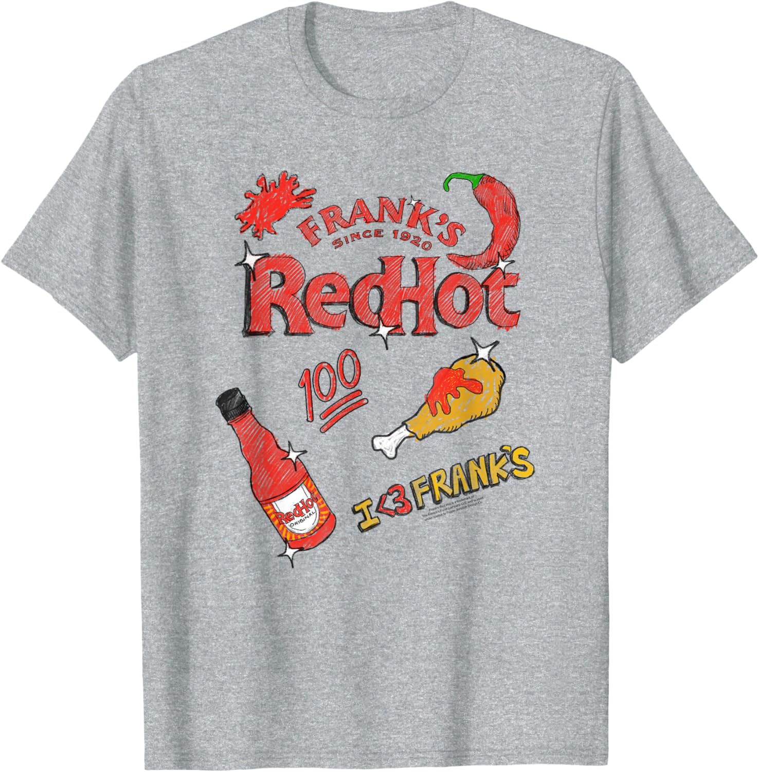 Frank's RedHot Funny T-Shirt for Food Lovers - Trendy Apparel for All - 4