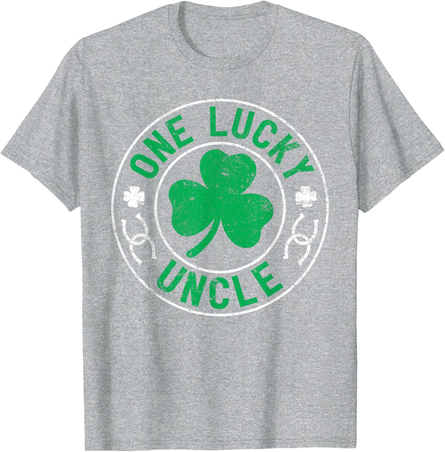 One Lucky Uncle St Patrick's Day Shamrock T-Shirt for Fun Celebrations - 13