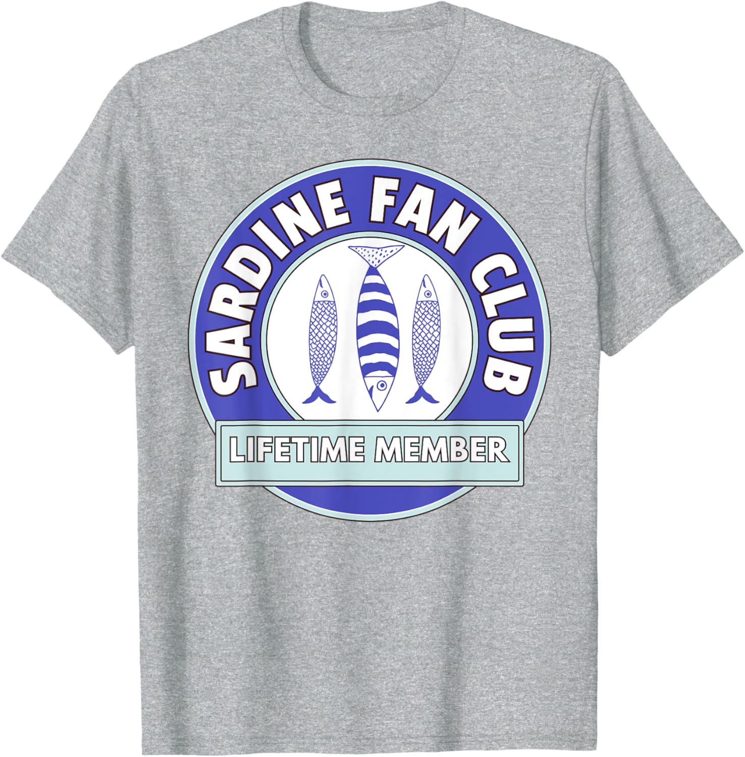 Cute Sardine Graphic T-Shirt for Foodies and Fish Lovers - 15