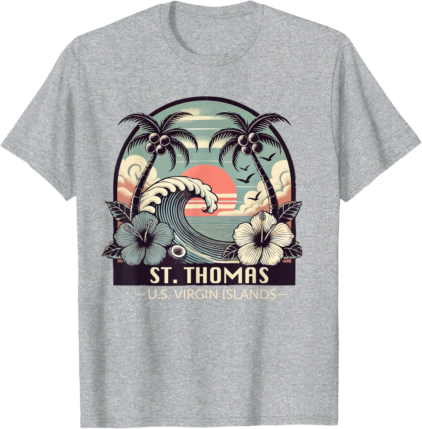 St. Thomas US Virgin Islands Souvenir Vacation T-Shirt for Tourists - 4