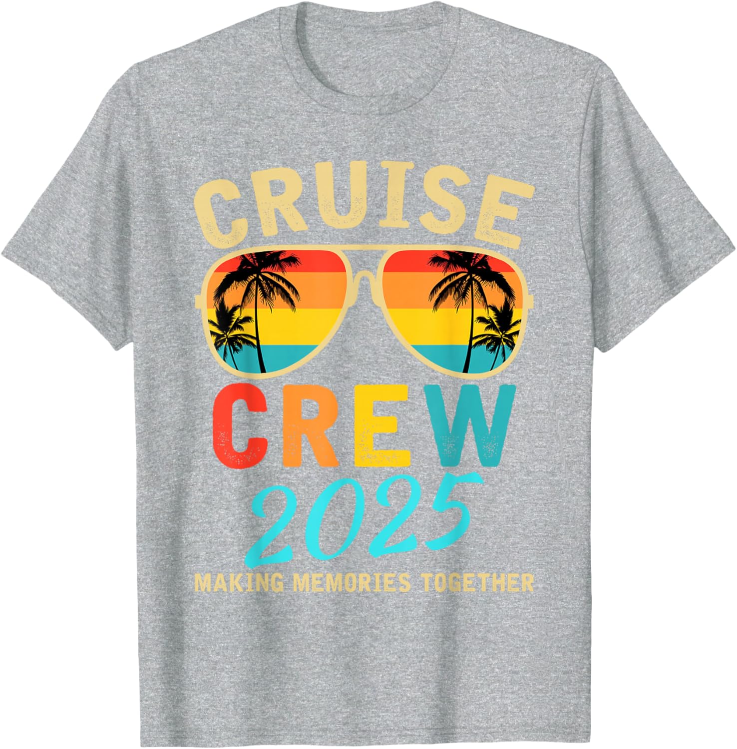 Cruise Crew 2025 Summer Vacation Funny Matching Group T-Shirt - 10